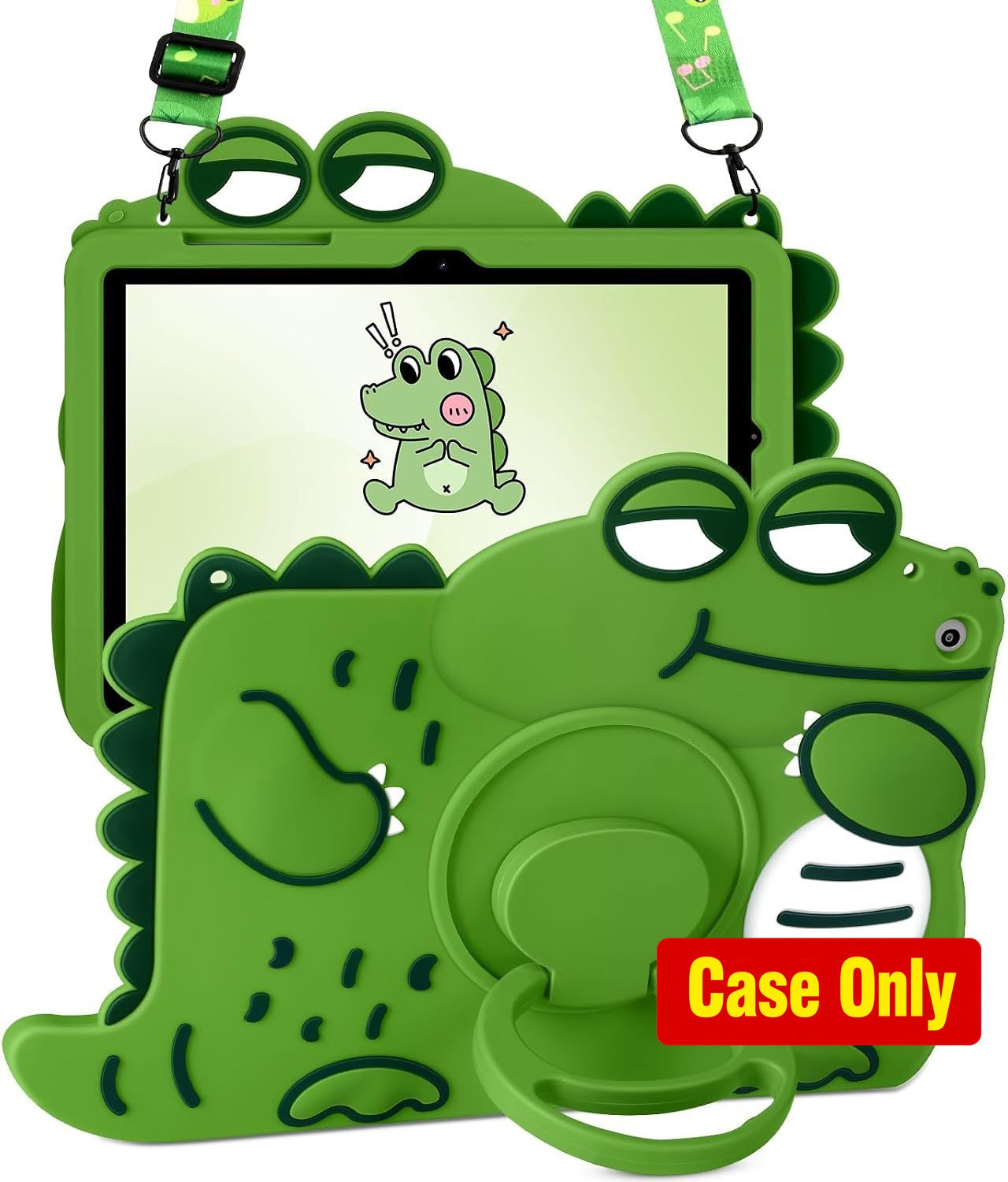 Cute 3D Cartoon Cover for Samsung Galaxy Tab A9 Plus 11" with Handle and Strap