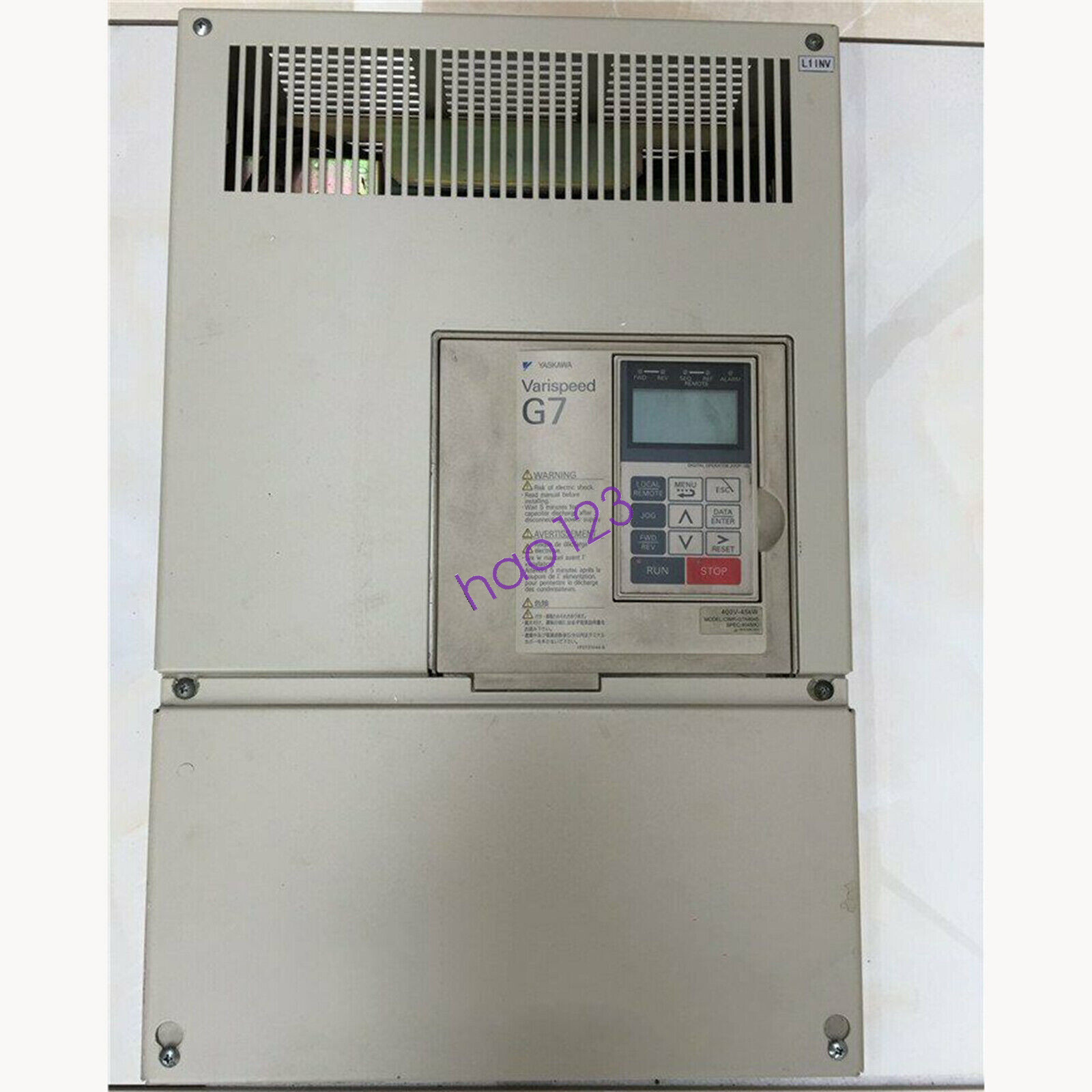 1pcs Used yaskawa inverter 45KW 380V CIMR-G7A4045 FAST SHIP DHL/FedEx