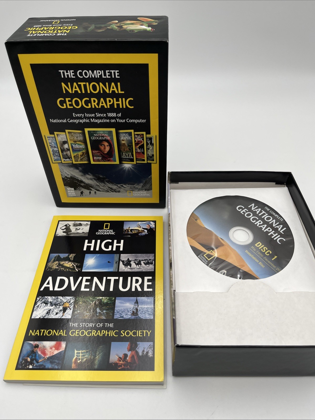 National Geographic Complete Collection 6 DVD-ROMs Every Issue of 1888 - 2008
