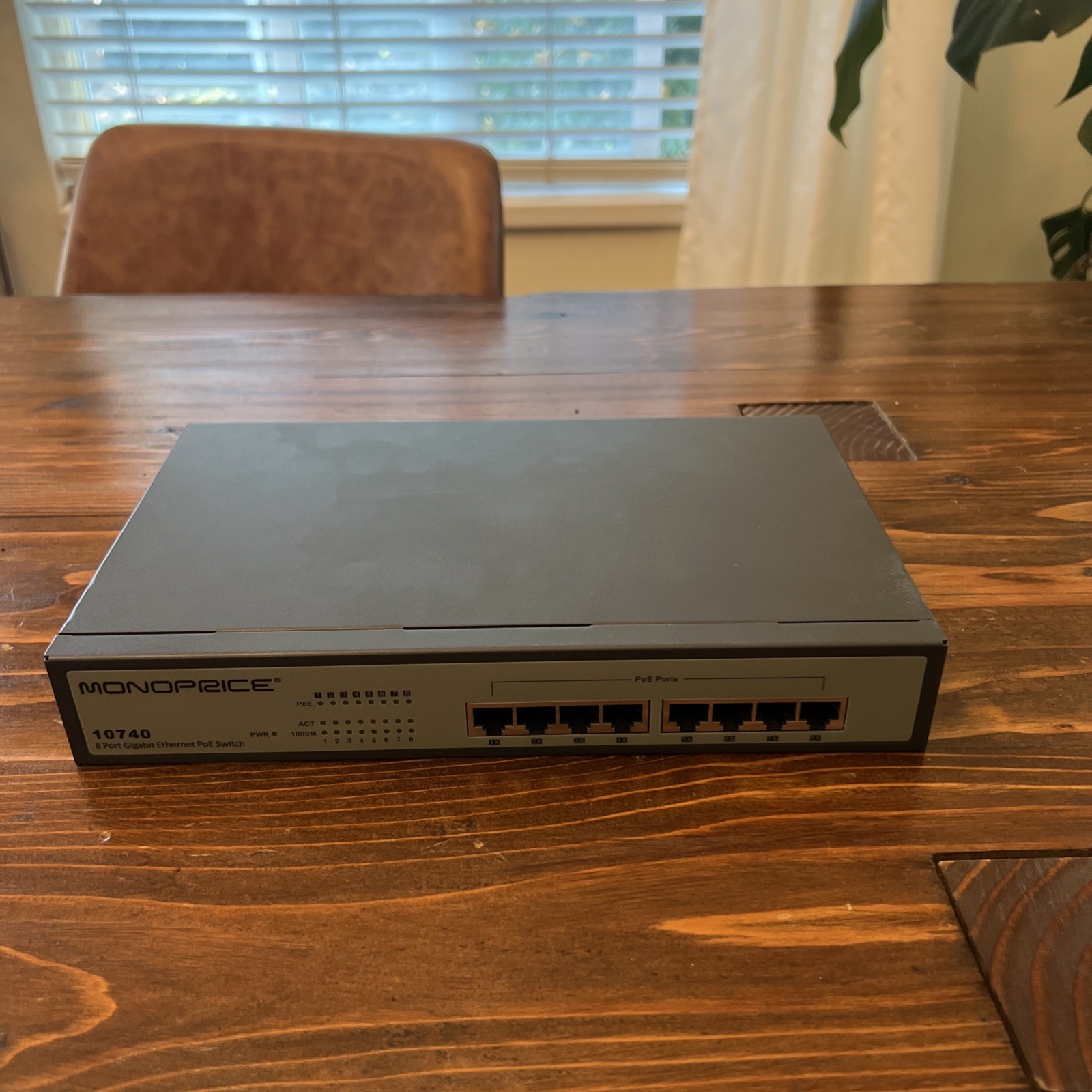 MONOPRICE 10740 POE SWITCH/ 8 PORT POE/ 802.3AF,