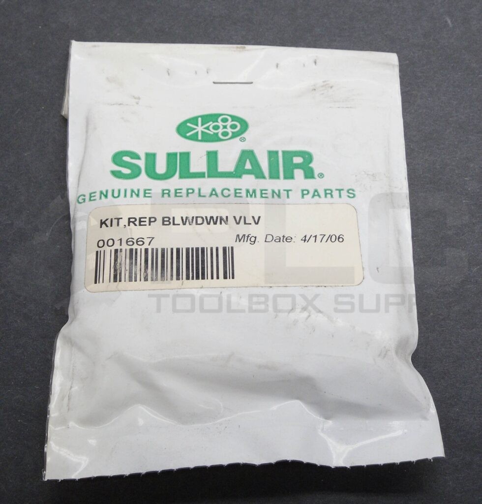 SEALED NEW SULLAIR 001667 BLOWDOWN VALVE REPAIR KIT