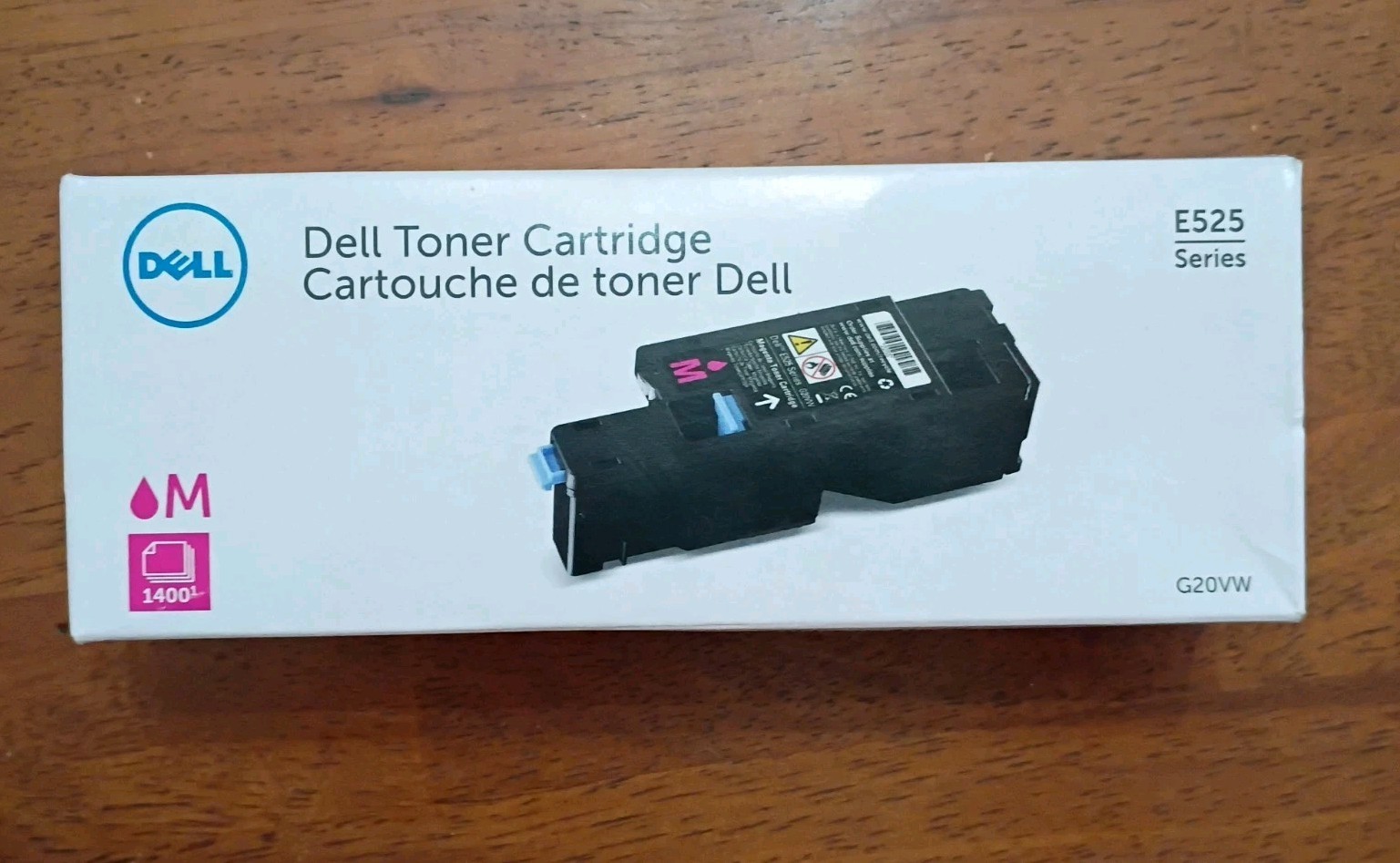 Dell E525 Series Toner Cartridge Magenta G20VW, BRAND NEW