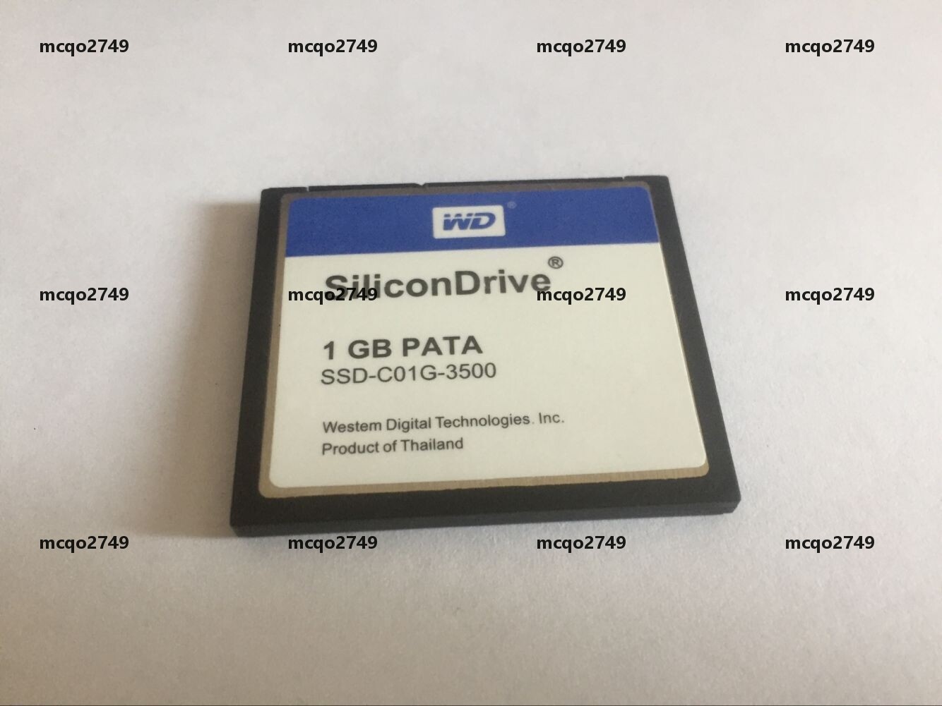 WD SiliconDrive 1GB PATA  Industrial  SSD-C01G-3500 CF CARD