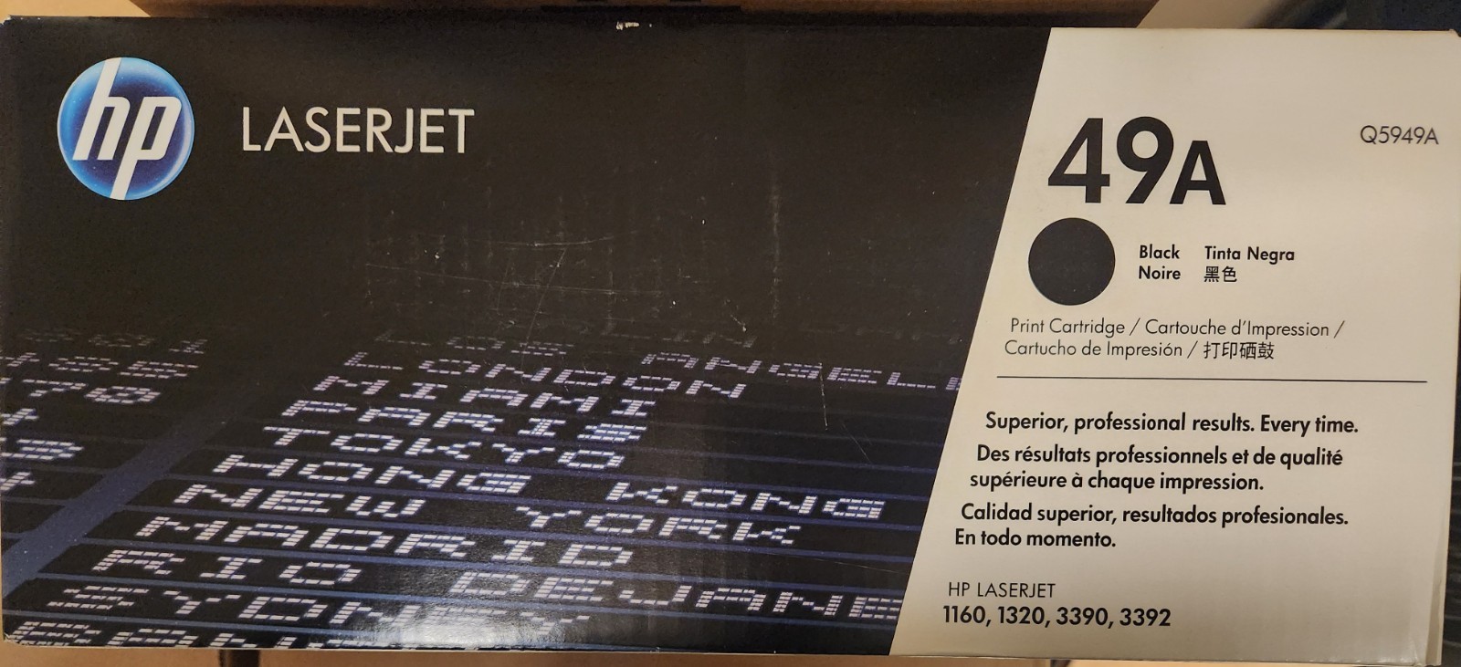 HP 49A Q5949A Black LaserJet Toner Cartridge LaserJet 1160,1320,1320N,3390,3392