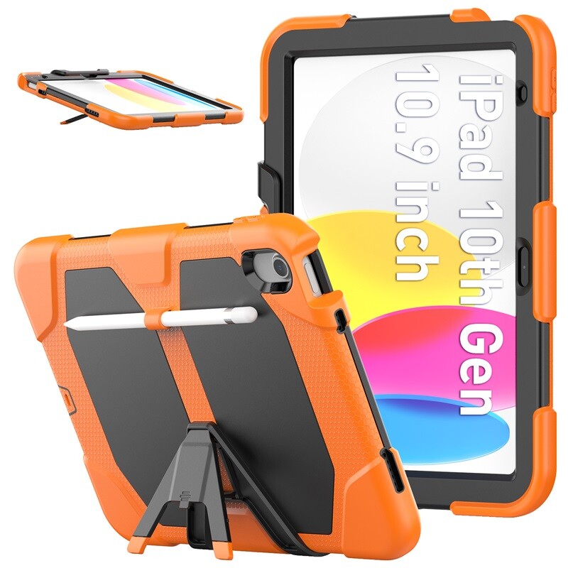 Heavy Duty Case Screen Stand Cover For iPad 10/9/8/7/6/5th Mini Air Pro 11" 2024