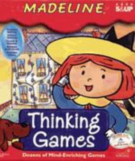 Madeline Thinking Games PC MAC CD kids learn spelling music drawing art games