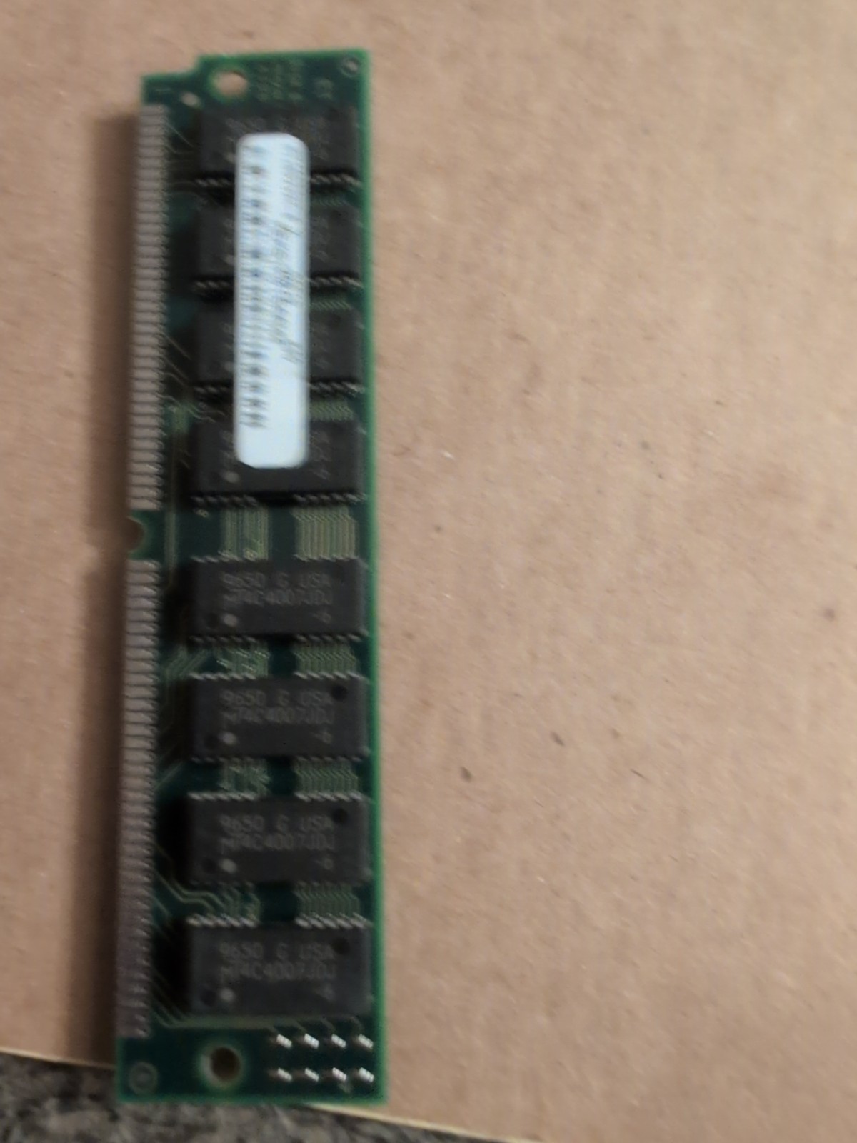  MICRON TECHNOLOGY MT16D232M-6X RAM EDO MEMORY 72-PIN SIMM 8MB 