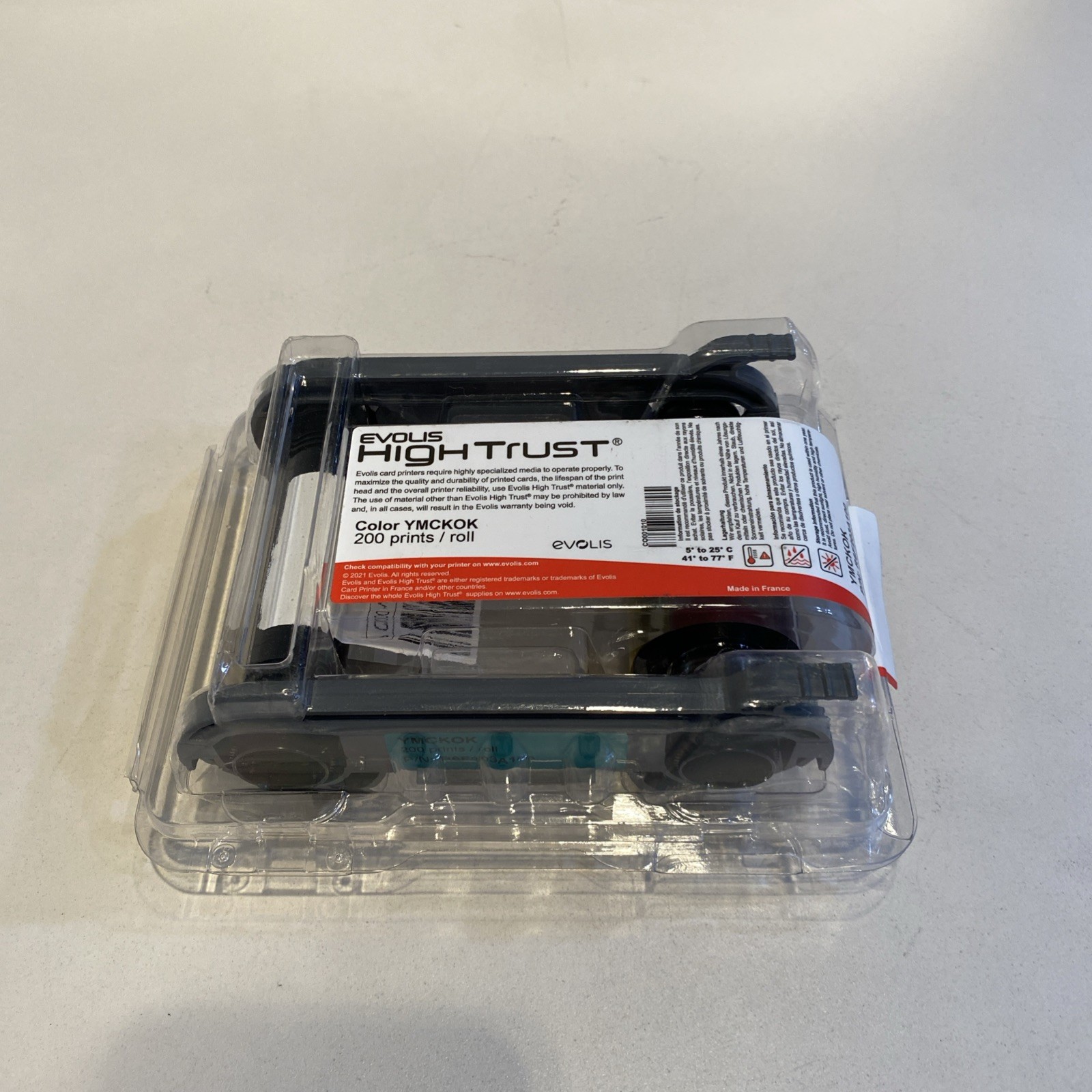 Evolis High Trust YMCKOK 200 Prints/Roll