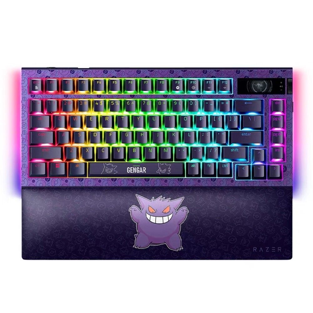 Razer x Pokémon Gengar Wireless Mechanical Keyboard W/ Wrist Rest Combo Set