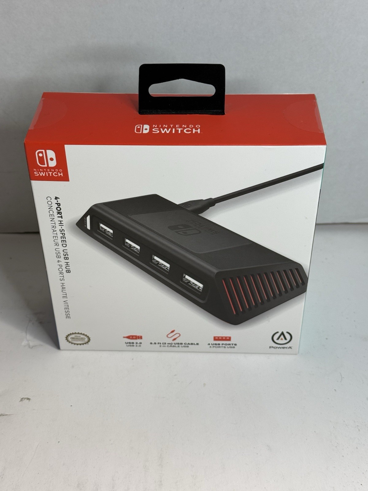 Brand New Nintendo Switch 4 Port High-Speed USB Hub Power A