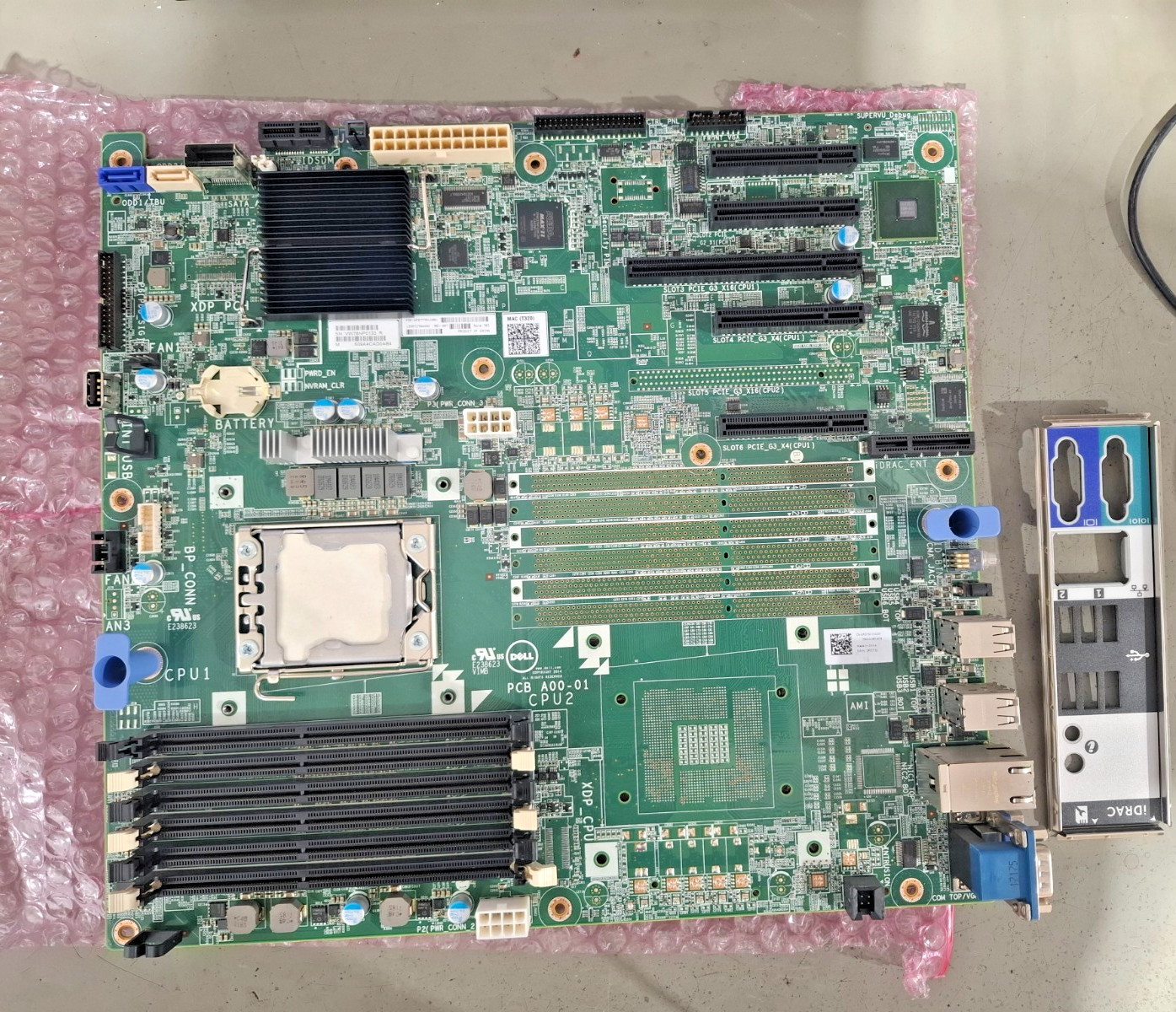 Dell PowerEdge T320, 0FDT3J Server Motherboard & IO Shield