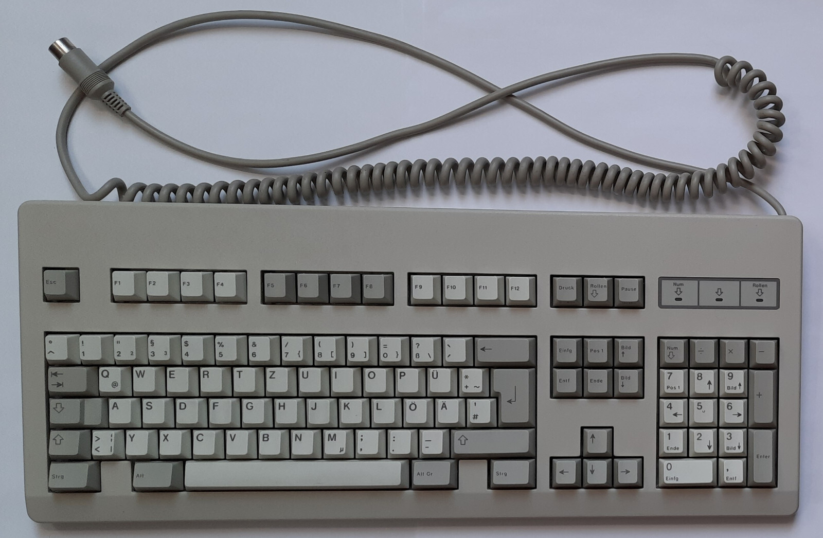 Cherry G83-3000LGD AT Retro Keyboard (DIN Male, MY 3000)