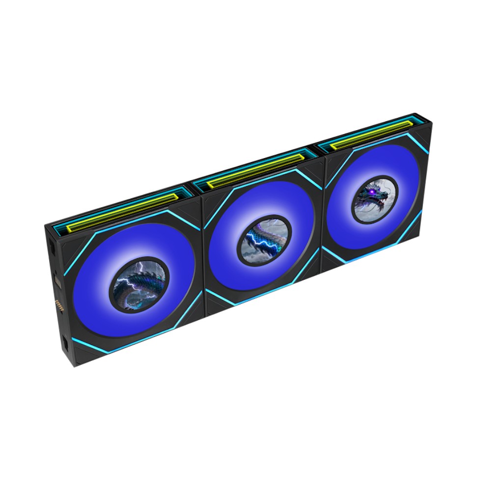 Lian Li UNI FAN SL Infinity LCD Flex 120mm Normal Blade  ARGB Fan 12SLIND1F3B
