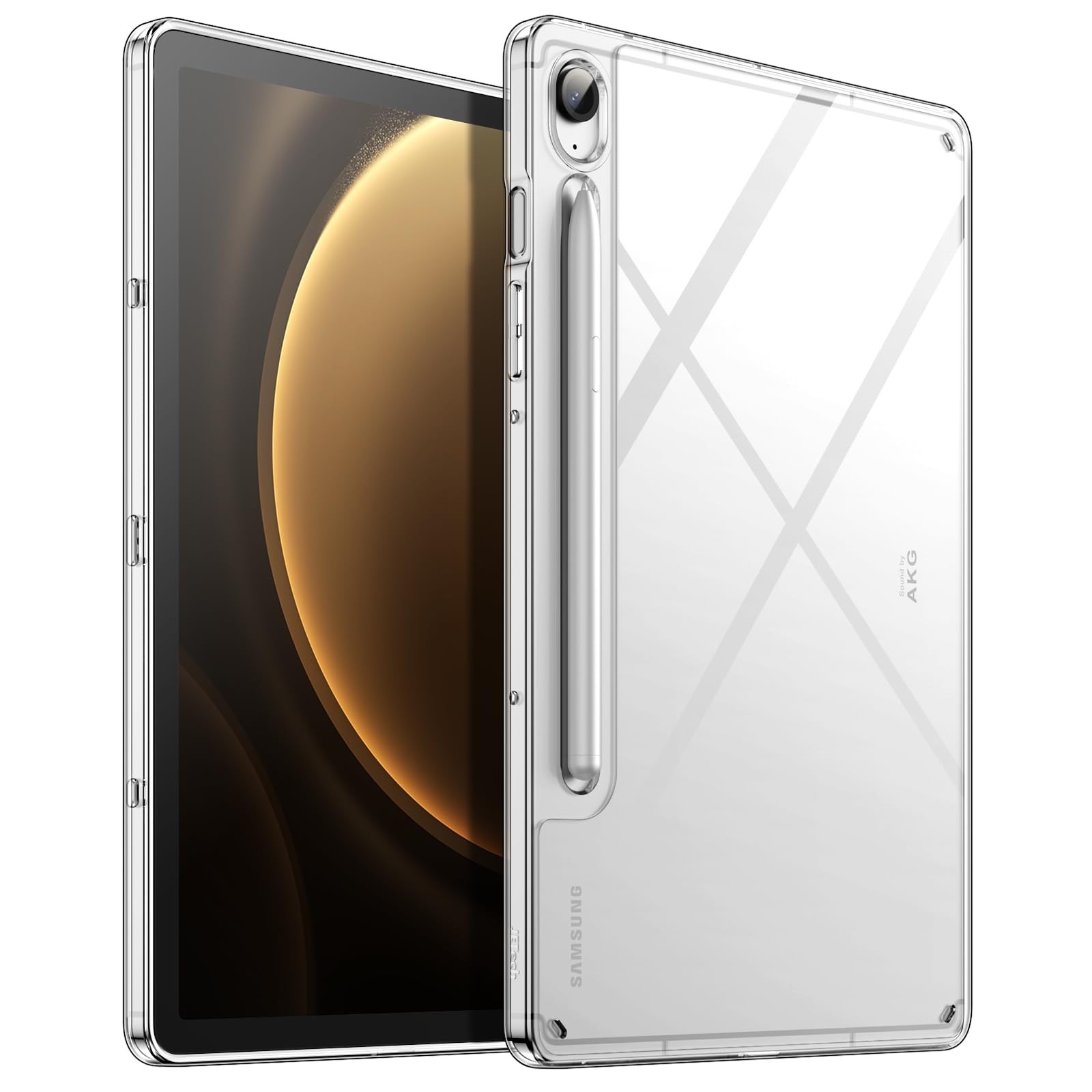 Clear Case for Samsung Galaxy Tab S10 Lite / S10 FE / S9 FE 10.9-Inch, Anti-Yell