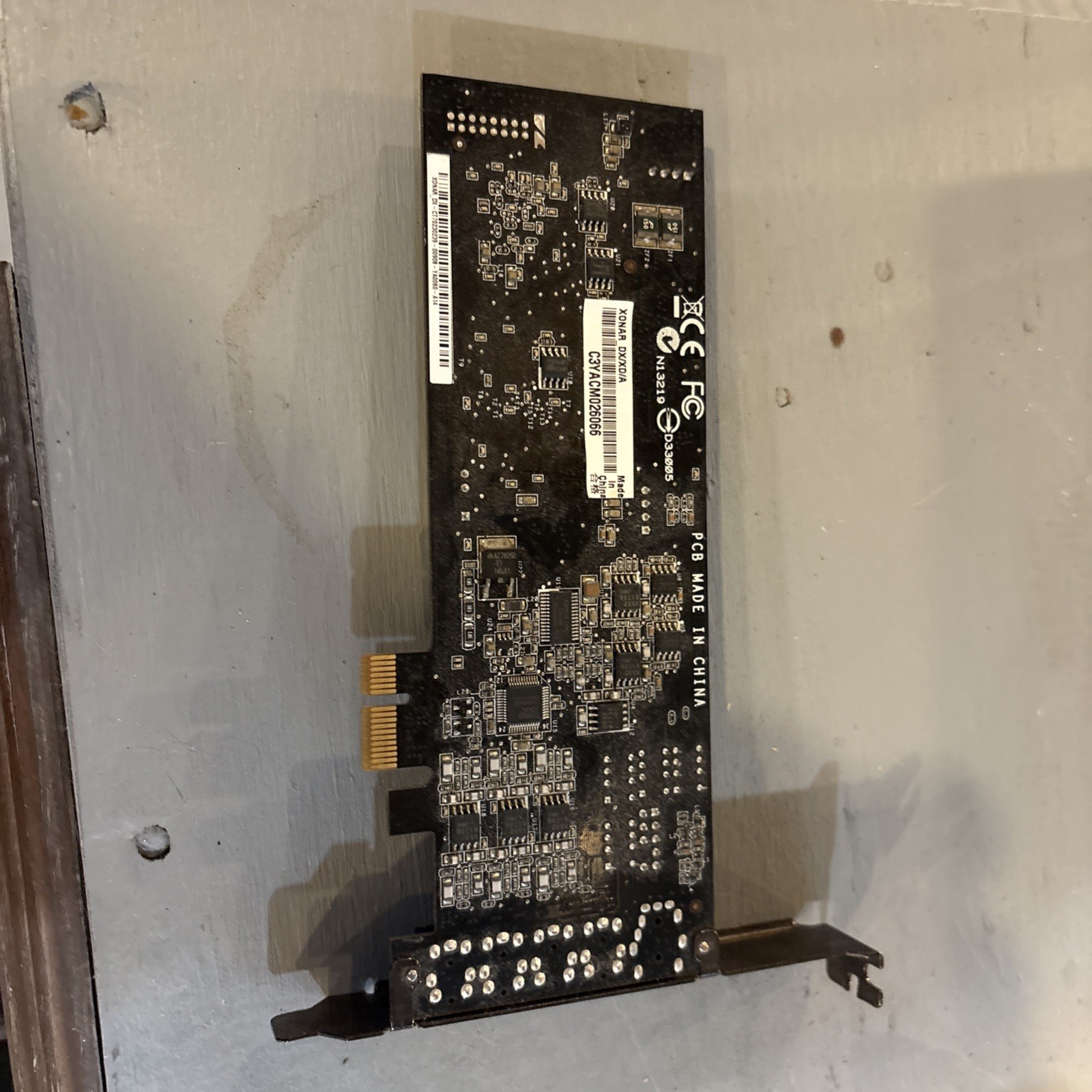 Asus Xonar DX 7.1 PCIe Sound Card C-Media Dolby Digital - Tested Working