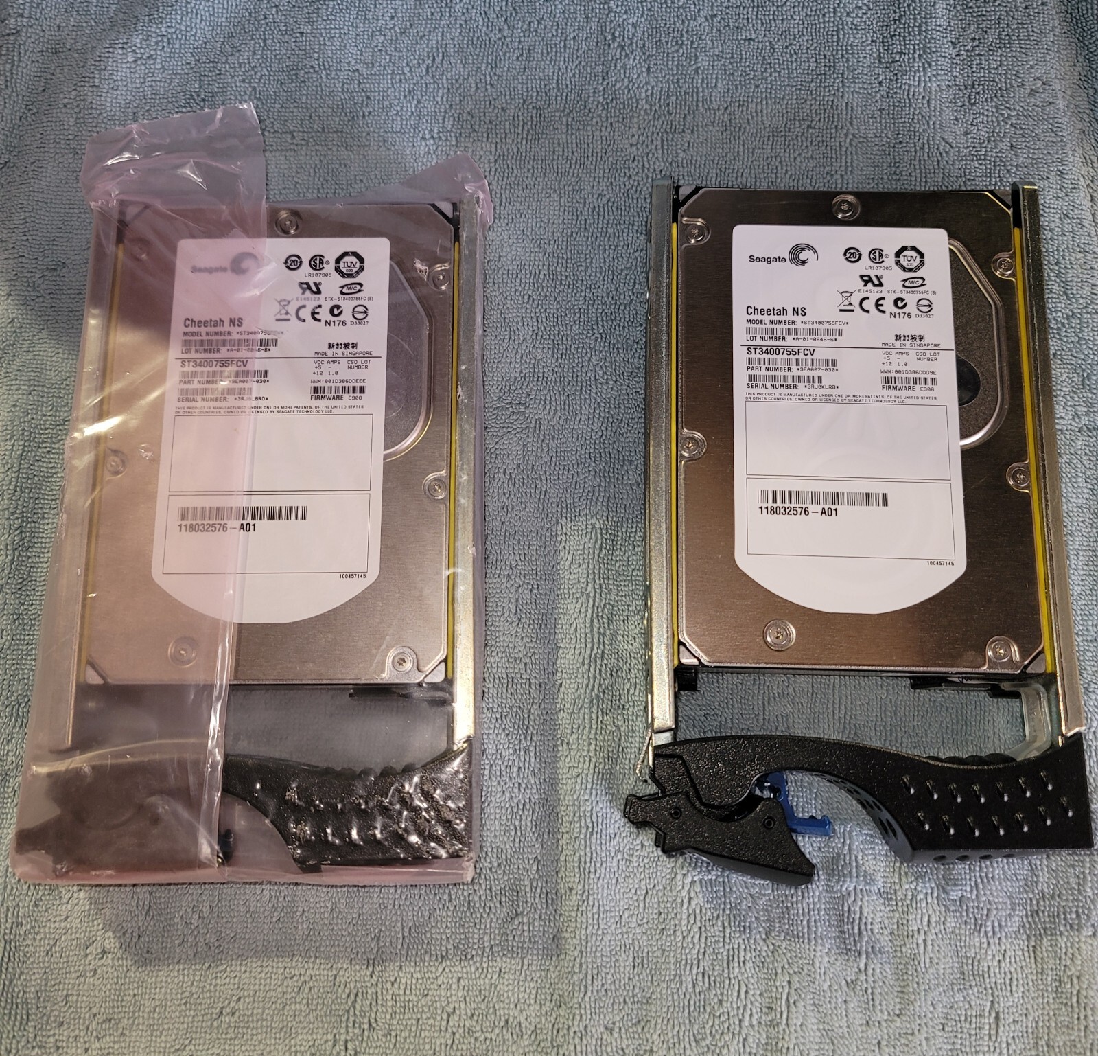 SeaGate Cheetah NS 400GB Hard Drives- ST3400755FCV / 118032576-A01 - 9 Units