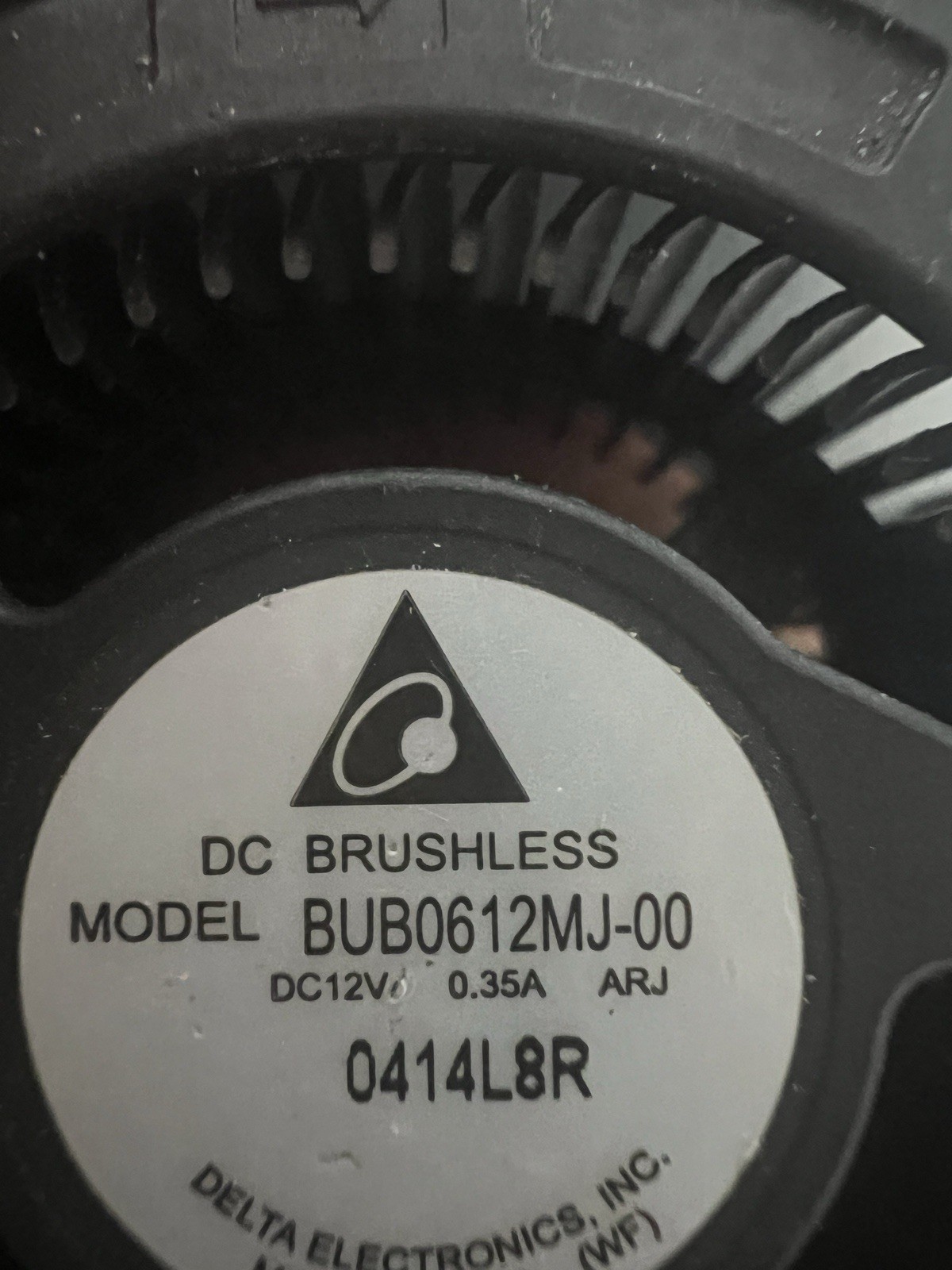 DELTA BUB0612mj-00 DC 12V 0.26A 3WIRE Blower projection turbine cooling fan