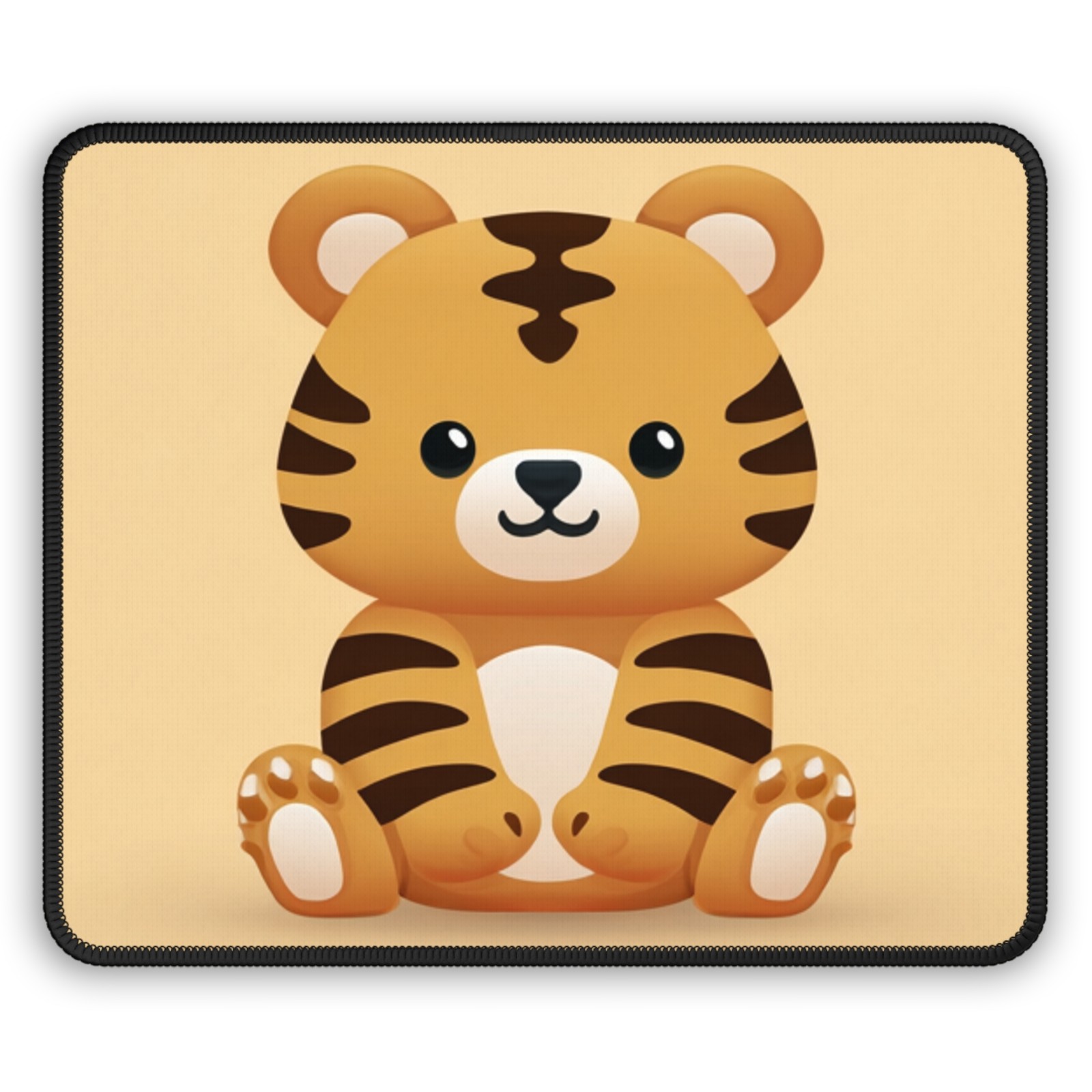 Cute Baby Tiger Gaming Mouse Pad | Kawaii Animal Desk Mat