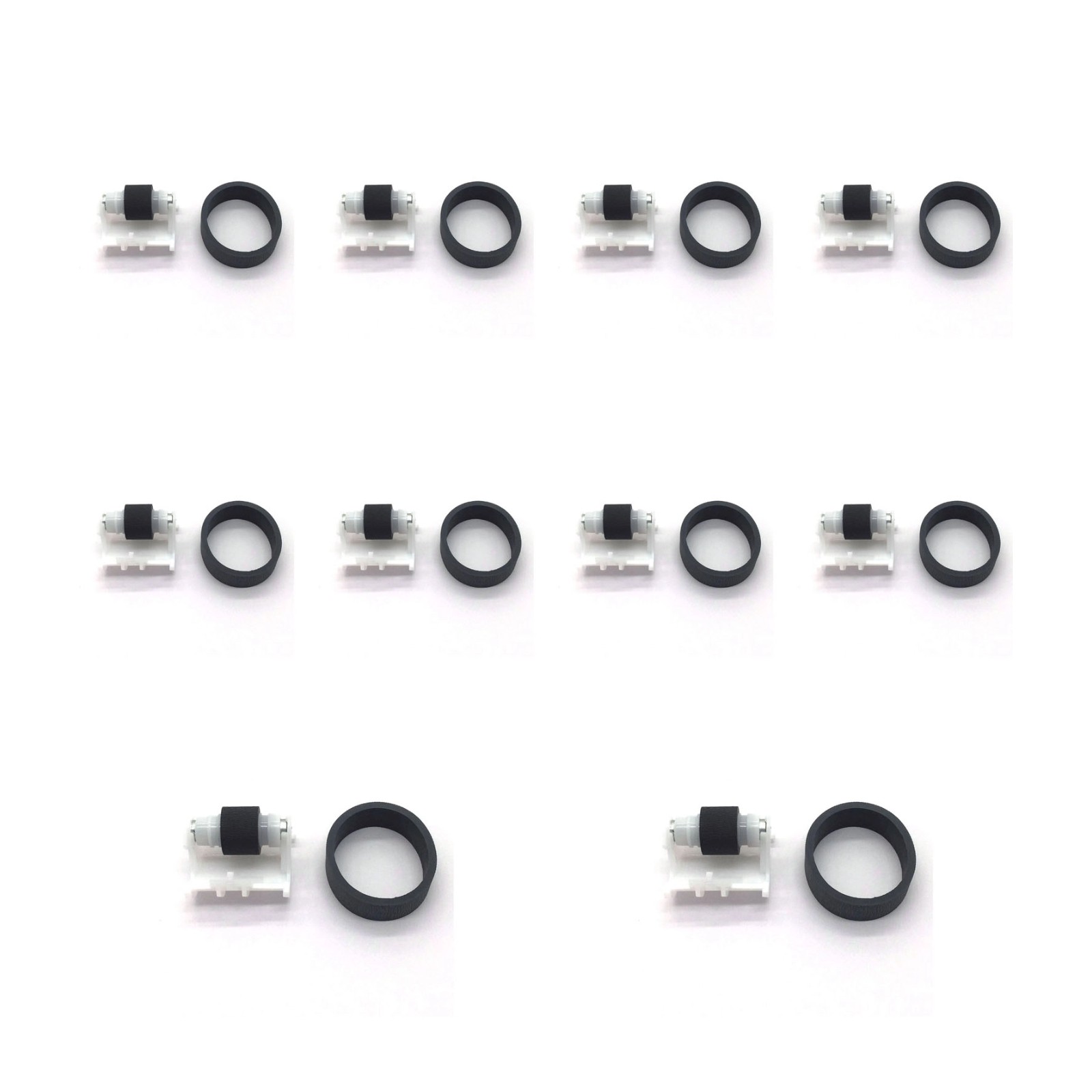 10sets Feed Separation Pickup Roller Rubber Tire For Epson L 5198 L 5590 L 5310