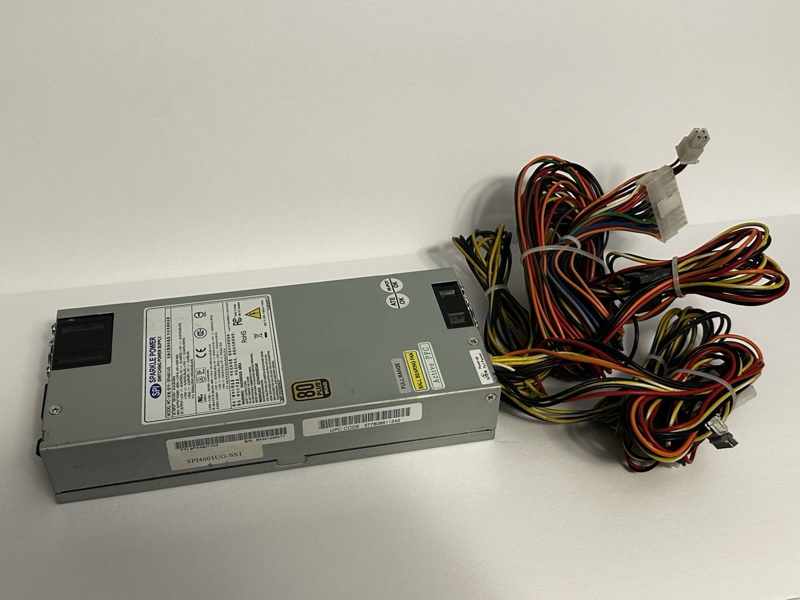Sparkle Power SPI4601UG 460W 1U Flex ATX Server Switching Power Supply PSU