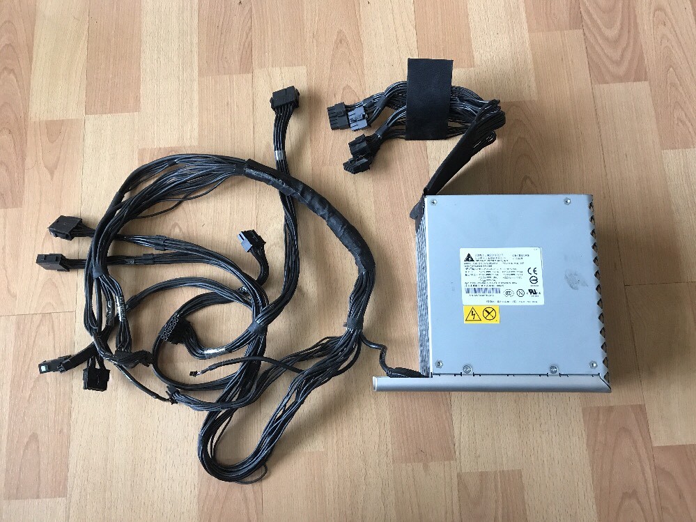 Apple Mac Pro 1,1 Power Supply A1186 614-0383 DPS-980AB-A 980w PSU Cable Harness