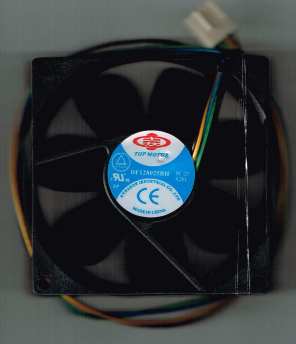TopMotor 80mm x 25mm,4Pin PWM,Dual Ball Hi Speed,DF128025BH-PWMG