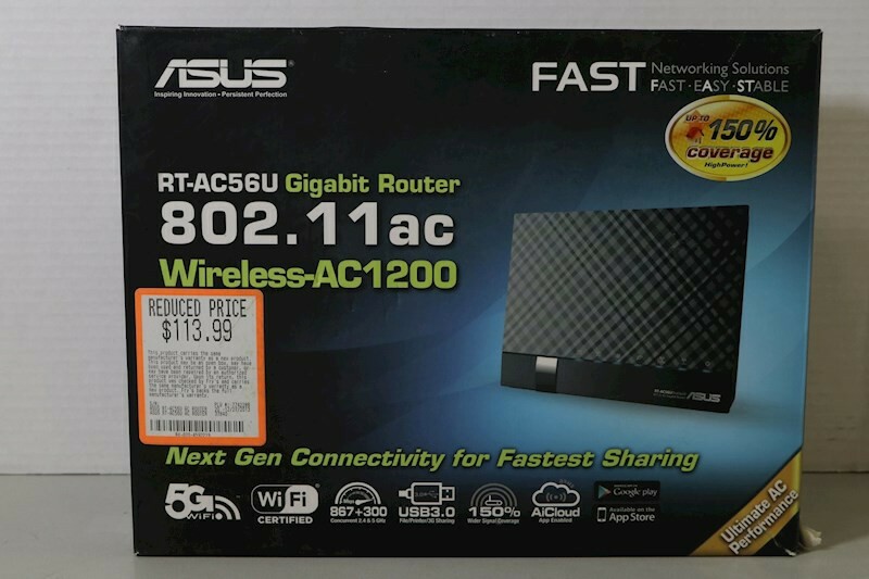 ASUS 802.11ac Dual-Band Wireless-AC1200 Gigabit Router - RT-AC56R