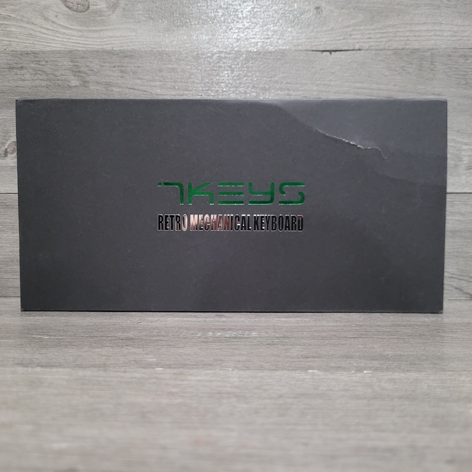 7keys retro mechanical keyboard black / blue switch 7 Keys TW1869