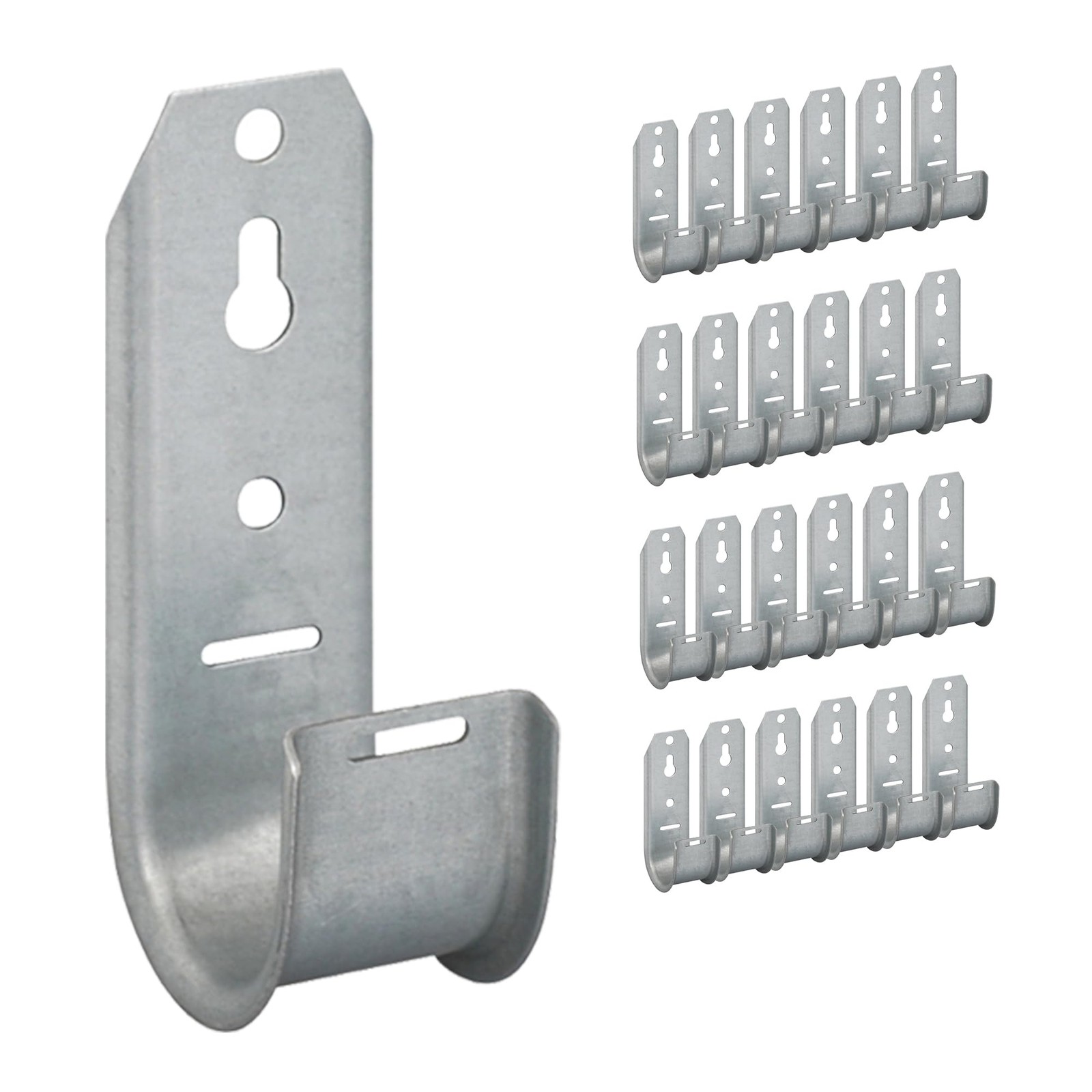 ICC 15/16"Inch Wall Mount JHook – 25Pack, Cable Support Hooks Without