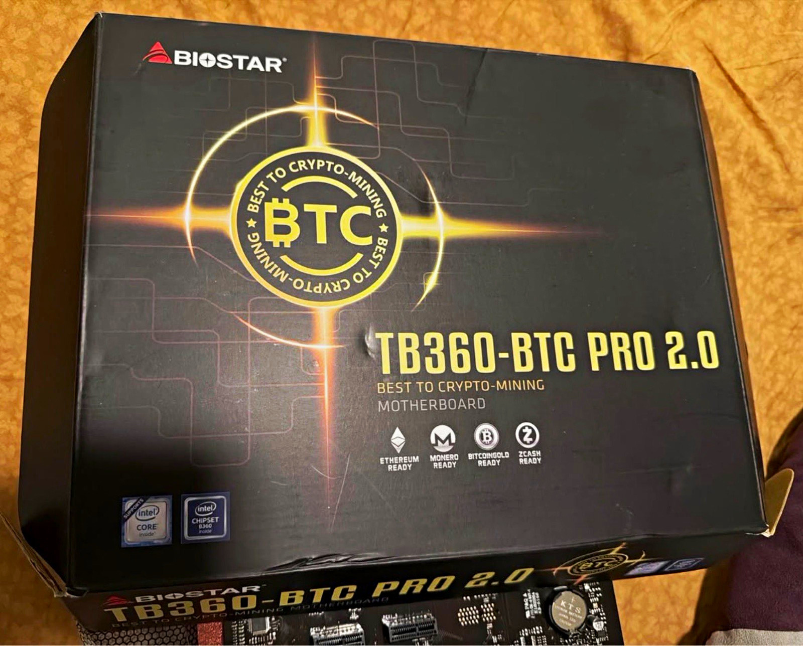 BIOSTAR TB360-BTC PRO 2.0 ATX LGA1151 DDR4 Intel Mining Motherboard