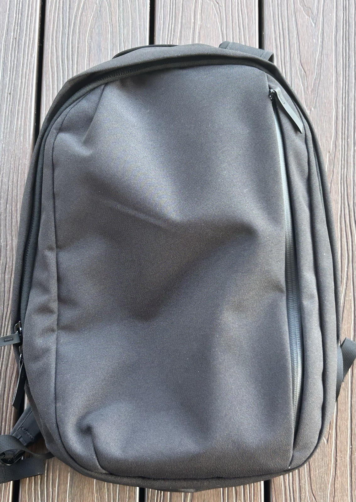 Alpaca Retro Backpack Small Black Computer Daypack Minimalist Bag