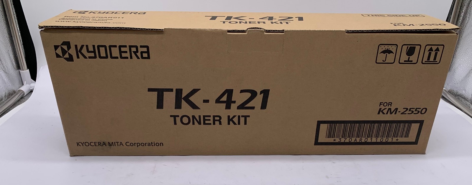 Genuine Kyocera Mita TK-421 (370AR011) Toner Cartridge, Black 15K Yield, OEM