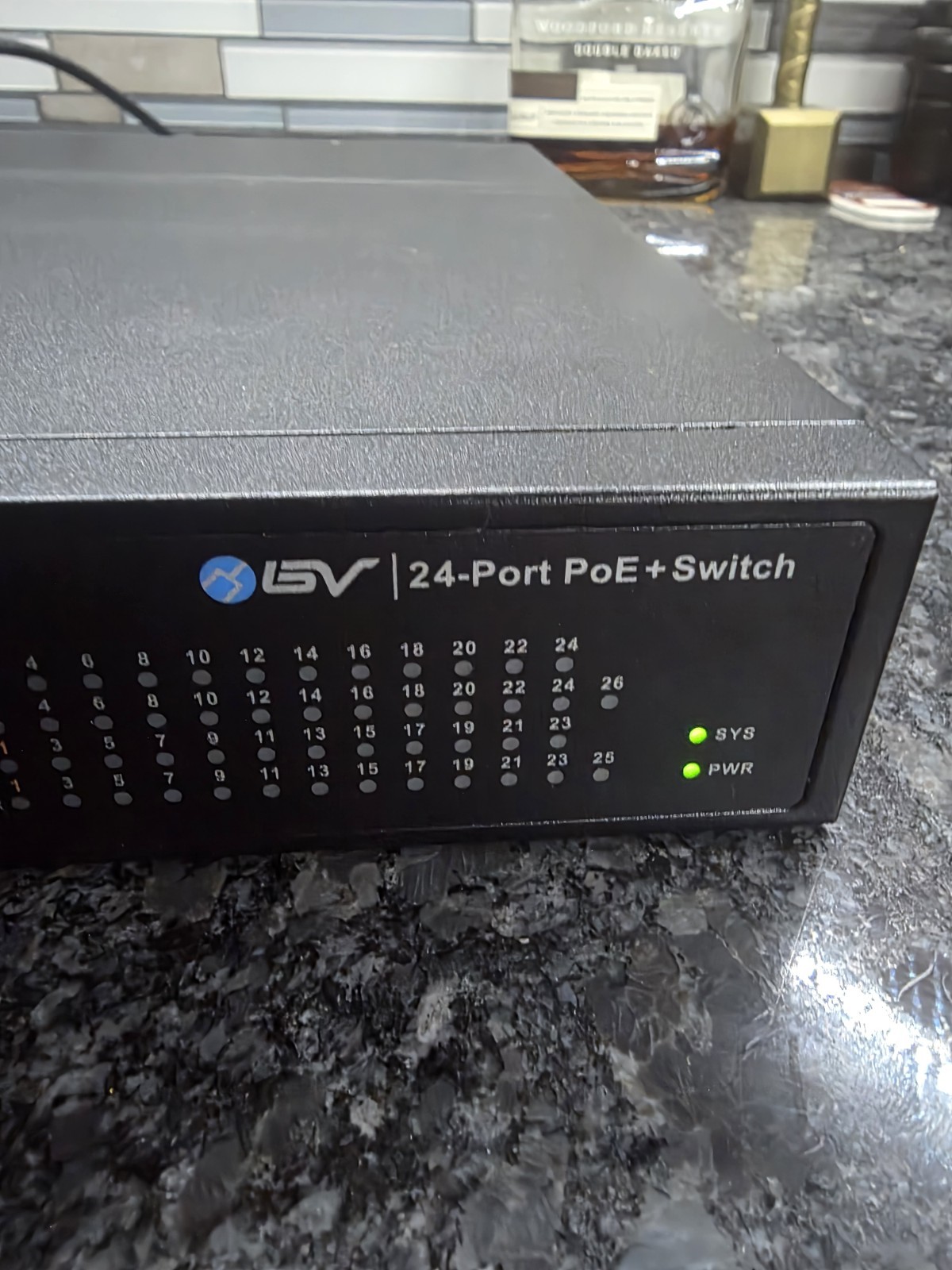 BV Tech POE-SW2404-MG 24-Port PoE+ Managed Gigabit Rack-Mount Switch L2