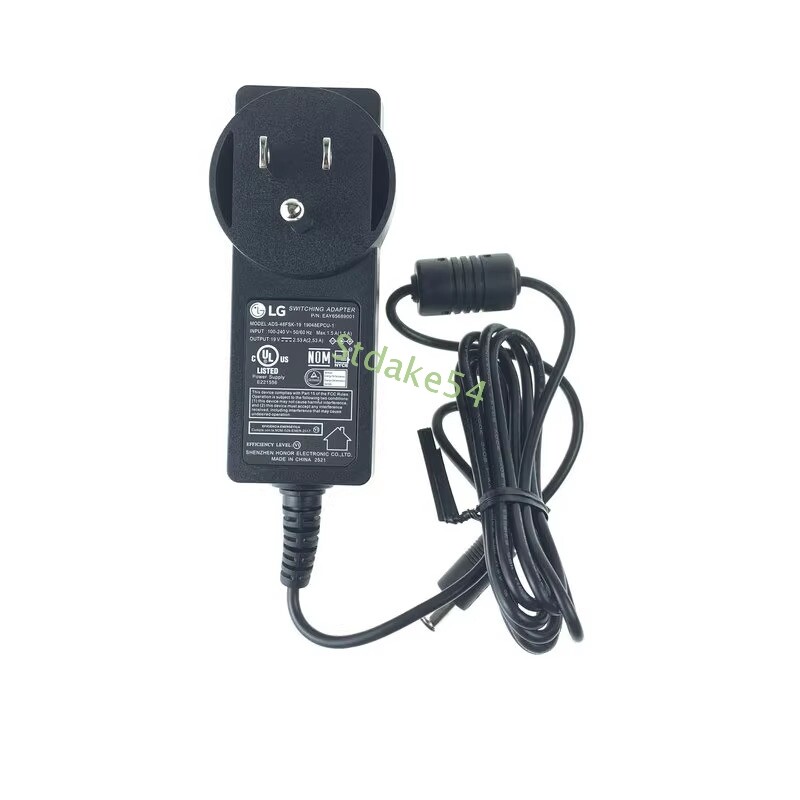 New, Original LG AC Adapter for UltraGear 27GL83A-B EAY65689001 IPS LED Monitor