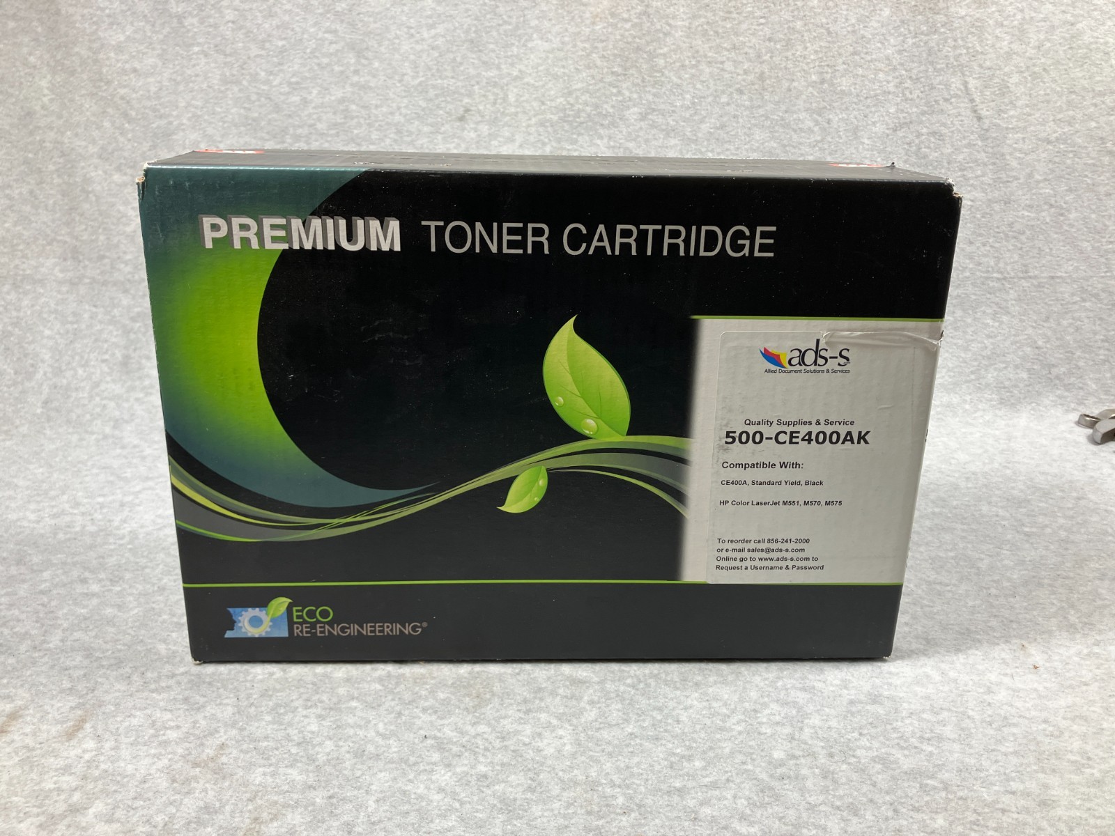 Eco Re-Engineering Premium Black Toner Cartridge 500-CE400AK