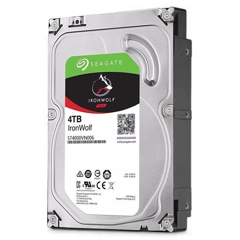 Seagate IronWolf 4TB ST4000VN006 NAS 3.5" 5400RPM SATA HARD DRIVE HDD New