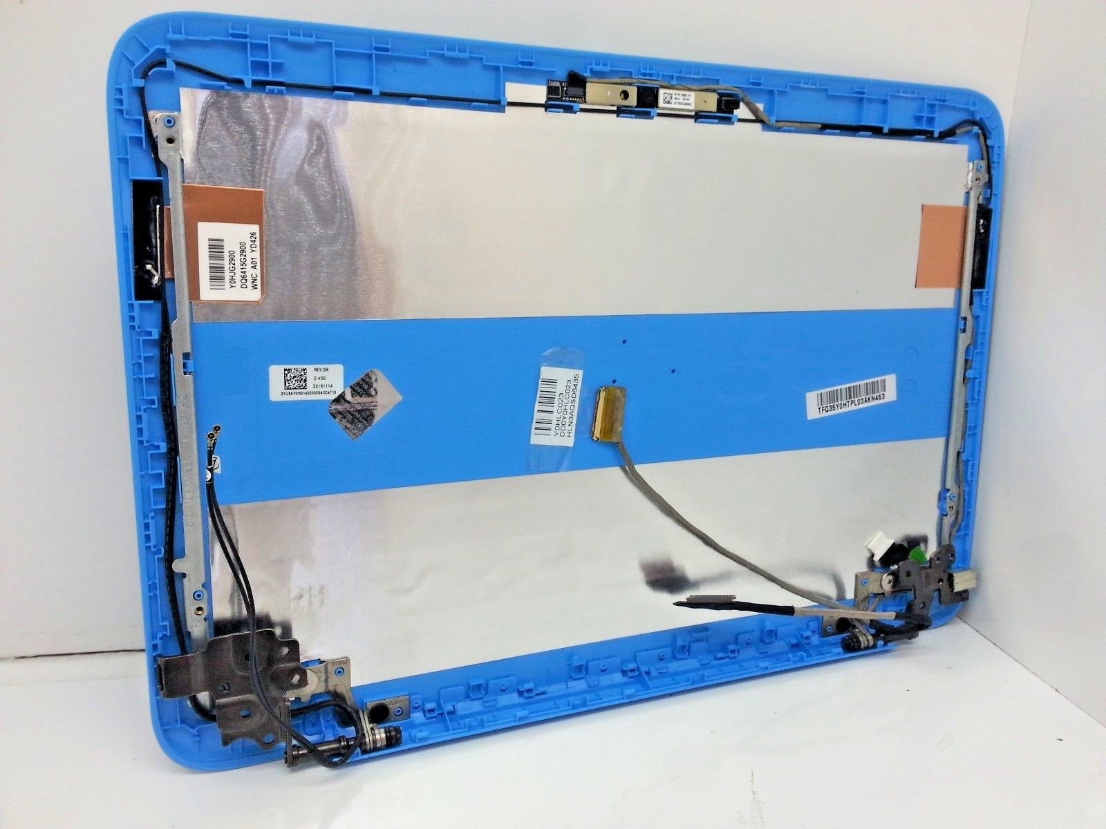 HP Stream 11-y 11-Y010wm LCD Hinges + Webcam + Cables 902947-001 Aqua Blue 100