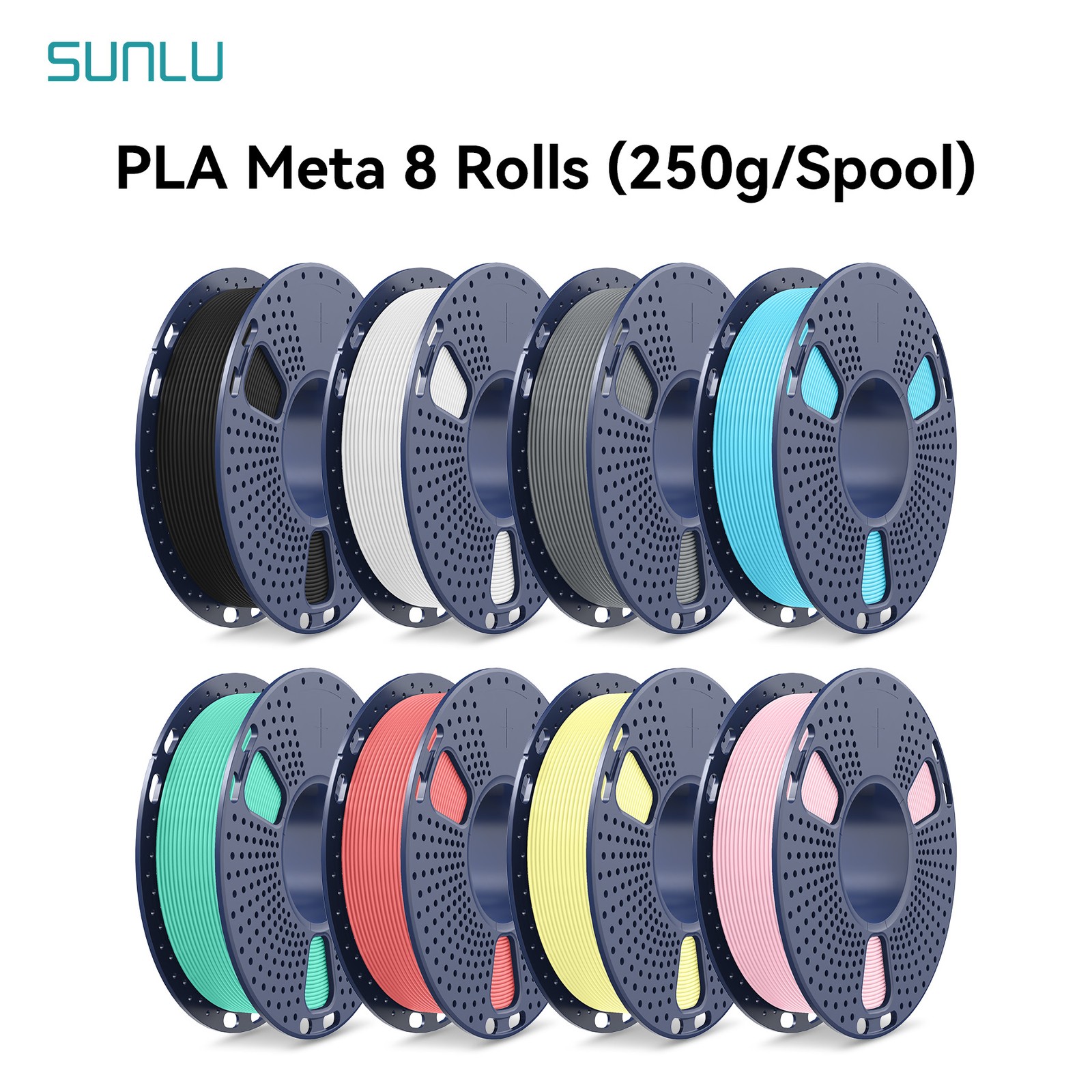 250g*8 SUNLU 1.75mm PETG HSMPETG PLA PLA-Mate PLA-Matte PLA+2.0 3D Filament