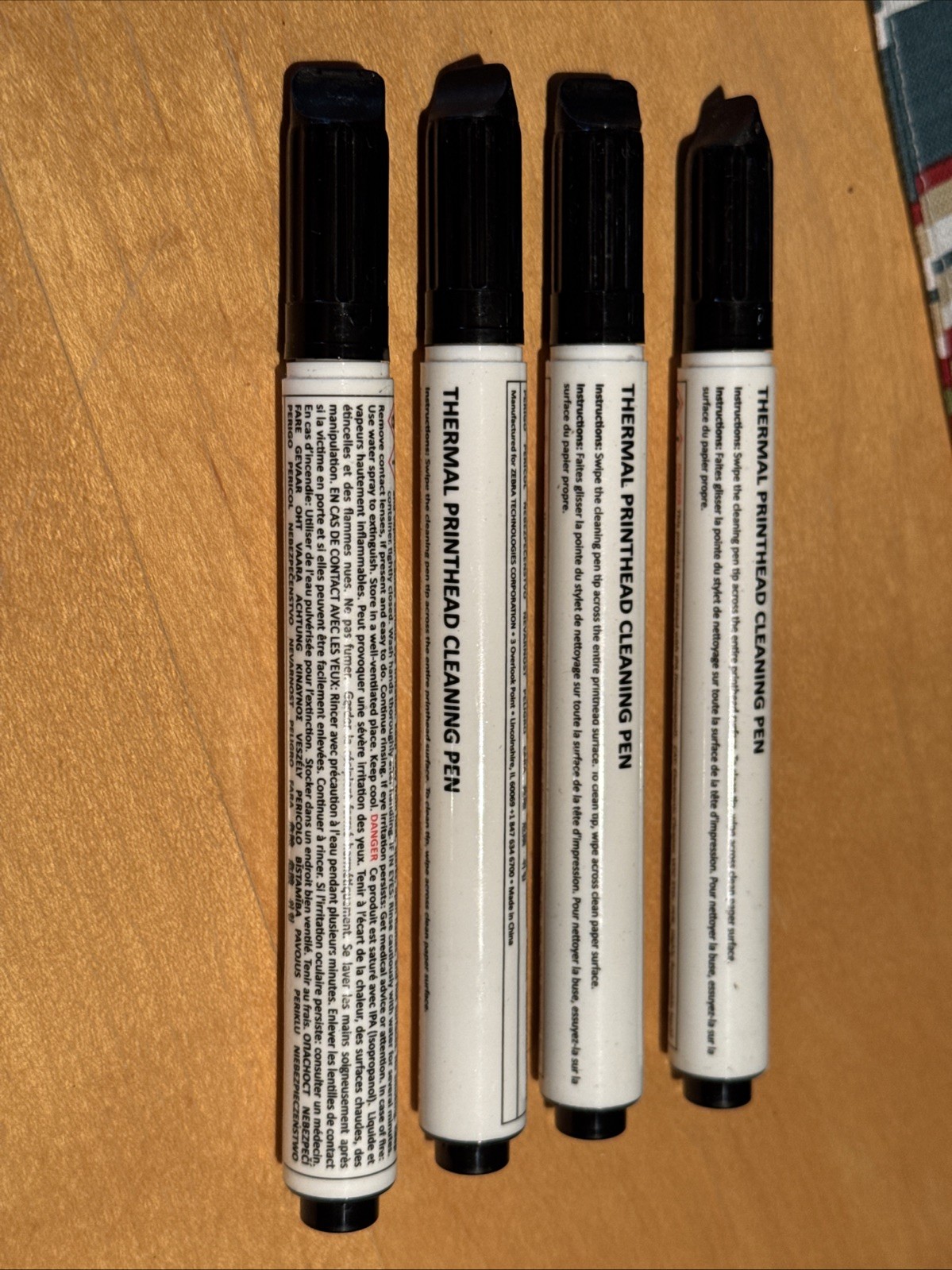 Genuine Zebra Brand Thermal printhead cleaning pens Alcohol Pen (4)