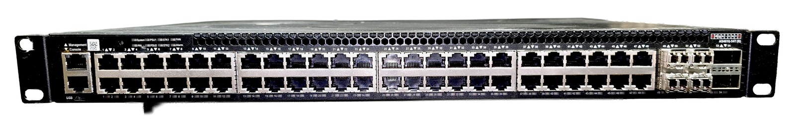 LOT OF 5 Edge-Core 4610-54T-O-AC-B 48-Port Gigabit Switch w/ 6 x 10Gb SFP+2 PSU