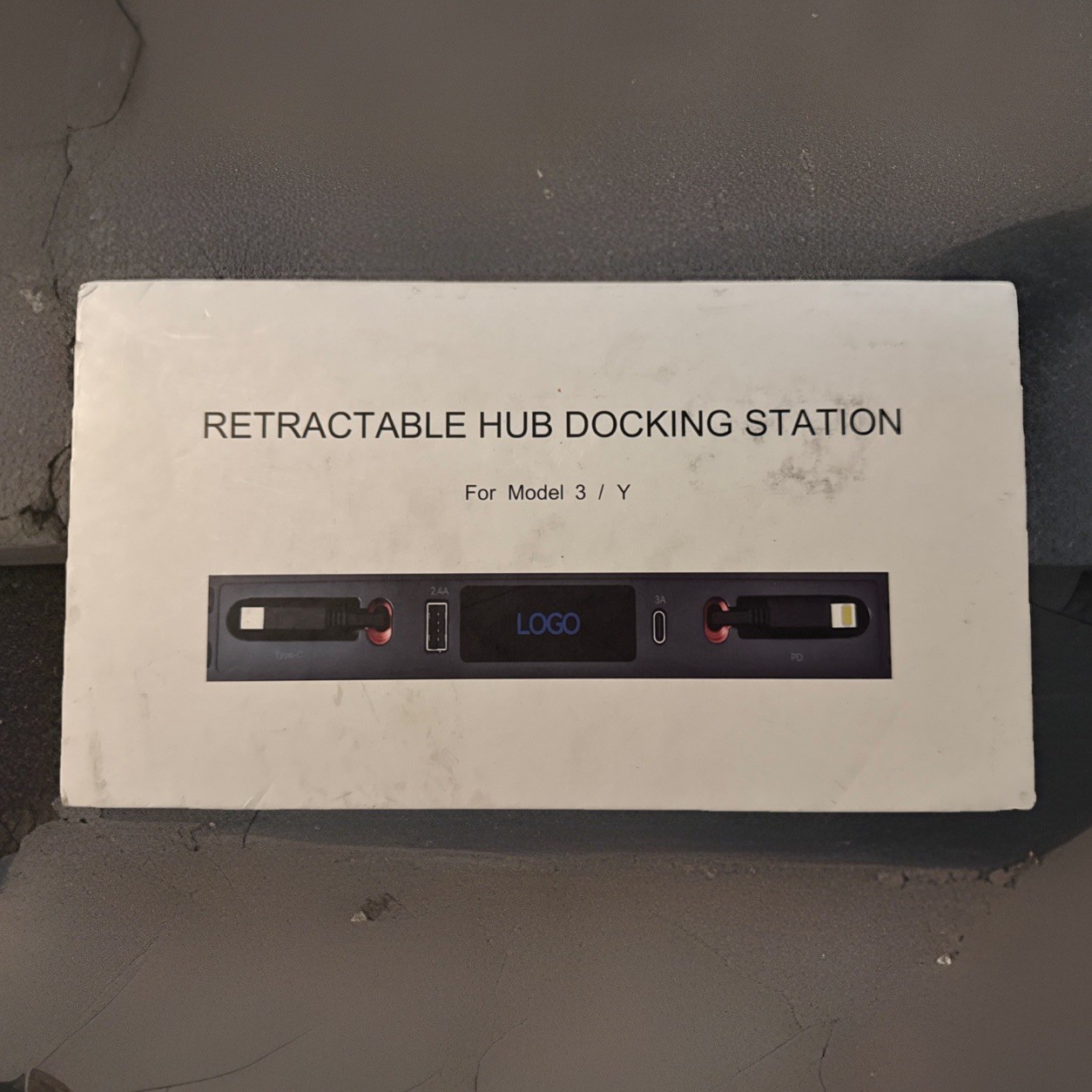 Retractable Hub Docking Station For Model 3/Y