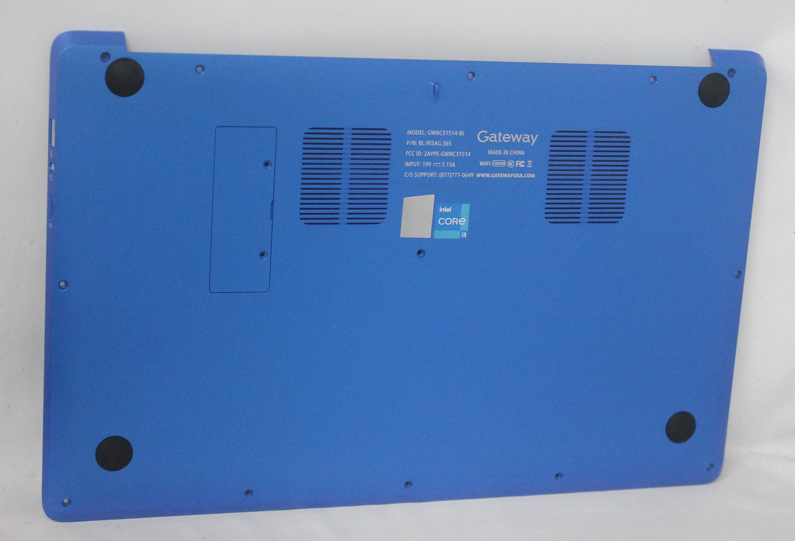 BASE-GWNC31514-BL Gateway Bottom Base Cover Blue Gwnc31514-Bl "GRADE A"