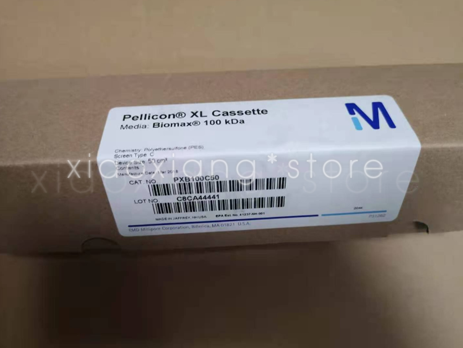QTY:1 NEW   XL Biomax 300kD ultrafiltration membrane package PXB300C50 FedEx
