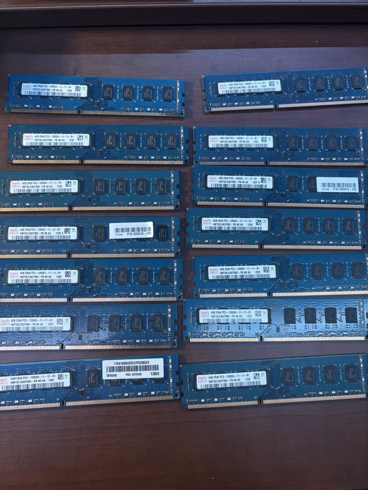 56GB (14x4GB) SK Hynix DDR3 1600MHz PC3-12800 Desktop RAM HMT351U6CFR8C
