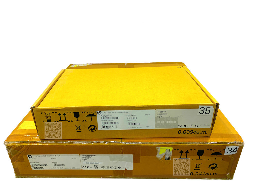JC102A I Brand New CTO HP ProCurve A5820-24XG-SFP+ Switch + JC087A Power Supply