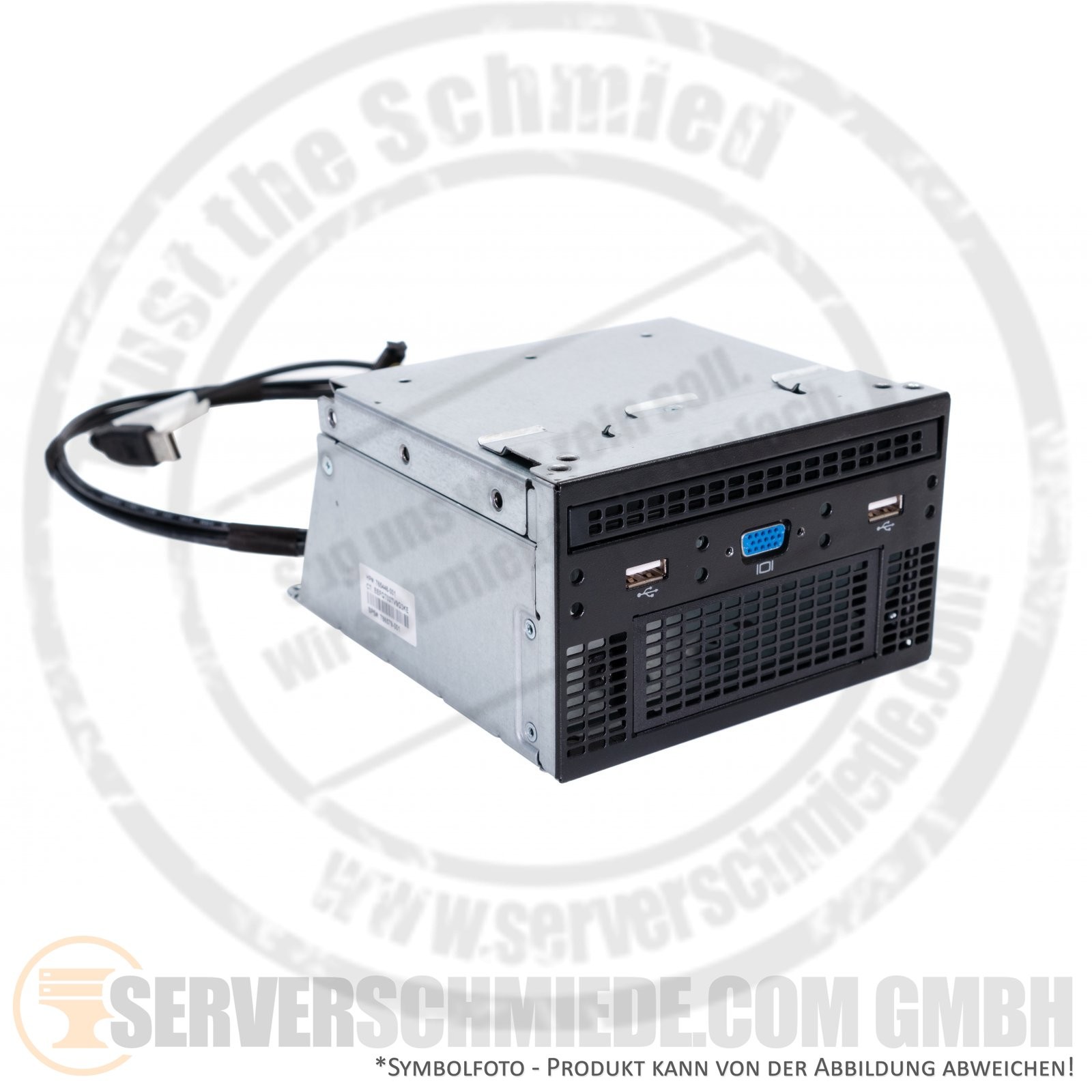 HP DL380 Gen9 Media Bay Cage incl. 1 x VGA 2 x USB power cable cable