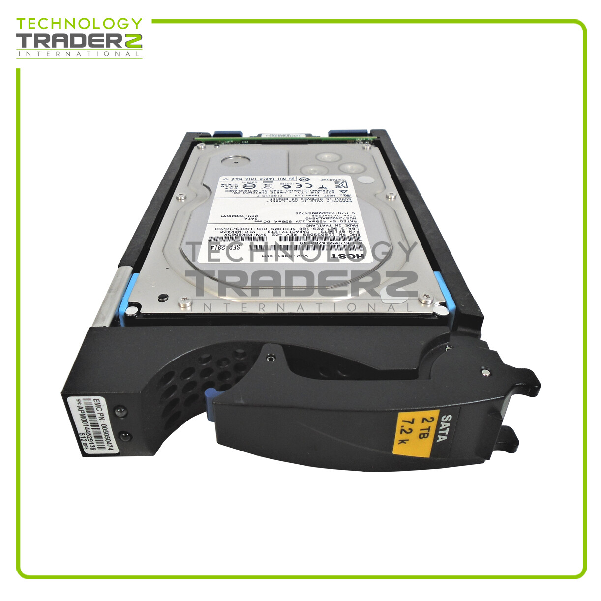 005050474 EMC 2TB 7.2K SATA 3Gbps 3.5'' HDD 118033089 HUS724020ALA640 **Pulled**
