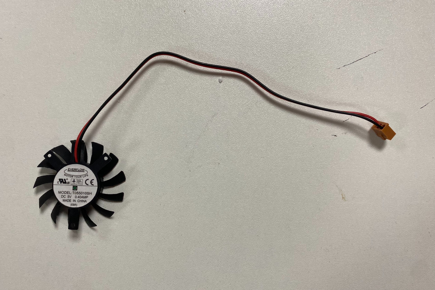 1 PCS EVERFLOW T055010SH 5V 0.40A 45mm 27*35*35MM graphics card fan amk
