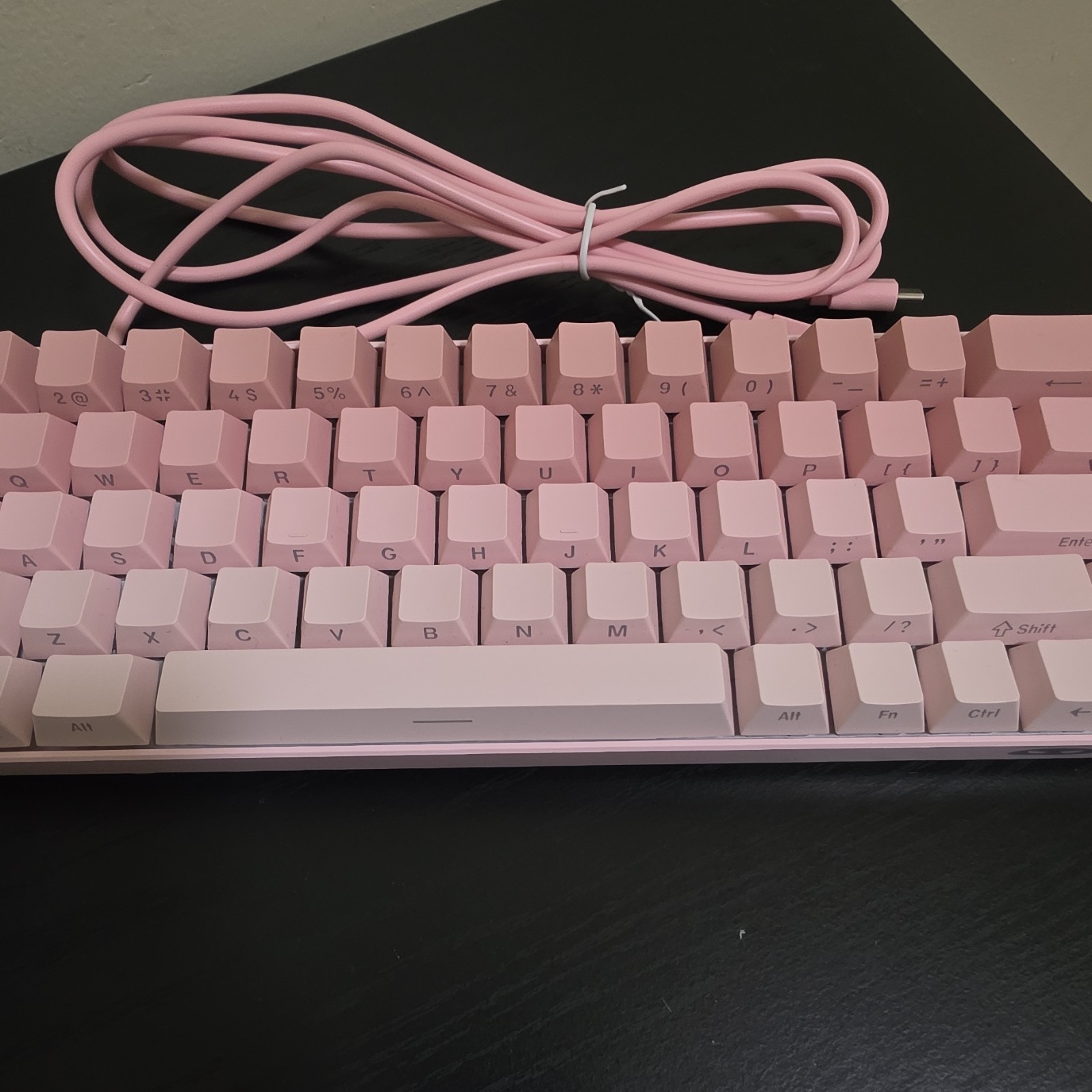 MAGEGEE MK-BOX Mechanical Illuminated USB 68-Key Pink Gradient QWERTY EN