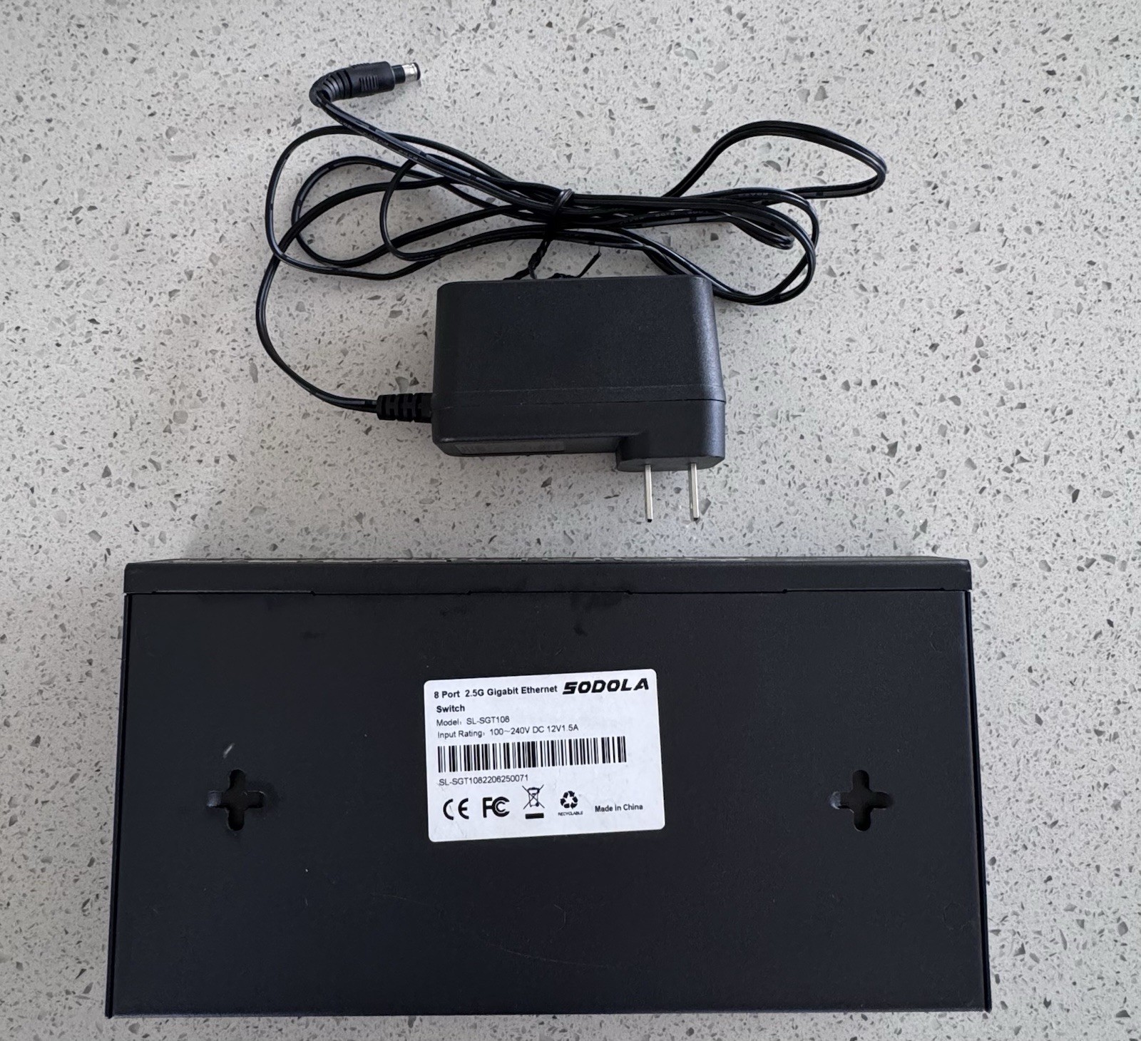 sodola 8 port 2.5 gigabit ethernet model: SL-SGT108